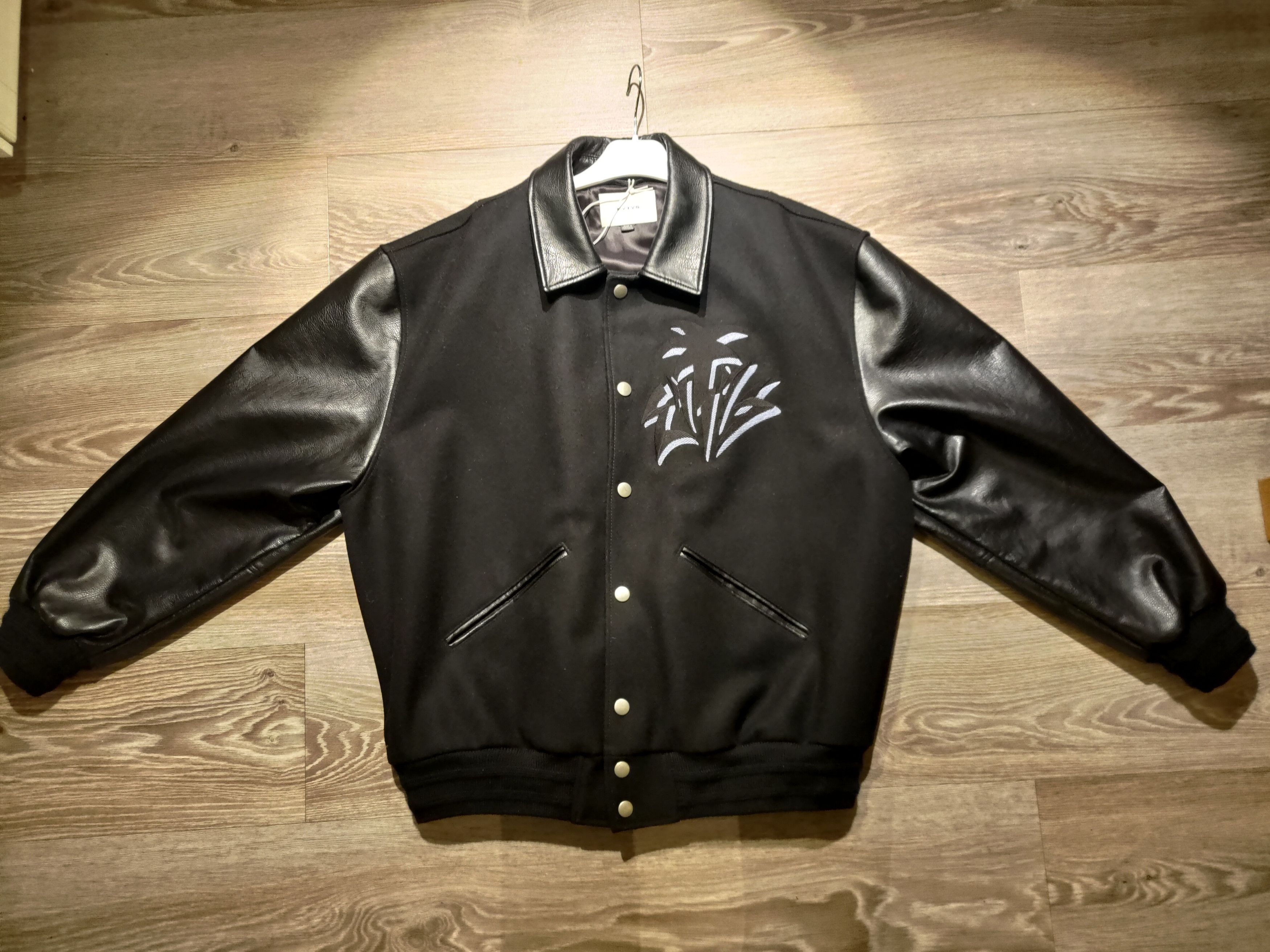 image of Eytys Hunter Varsity Jacket in Black, Men's (Size Medium)