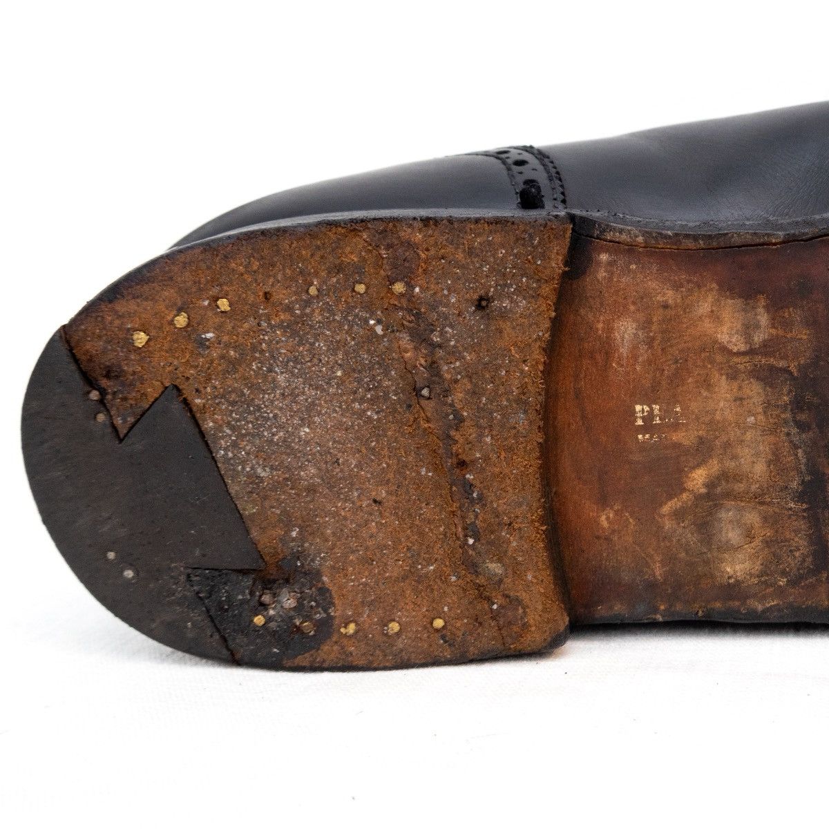 Brooks Brothers × Peal And Co Peal & Co. for Brooks Brothers Black Leather Penny Loafers Size US 9.5 / EU 42-43 - 10 Thumbnail