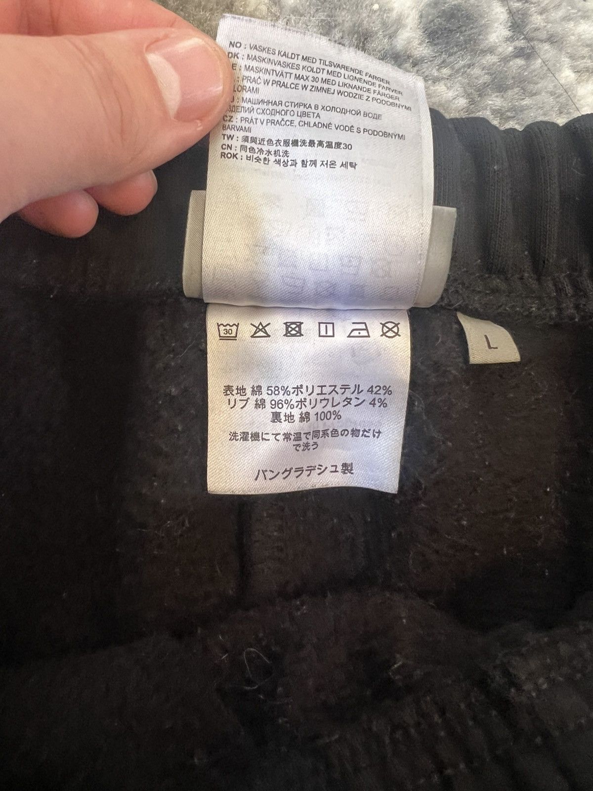 Carhartt Wip CARHARTT WIP - CHASE SWEATPANTS - BLACK - SIZE LARGE Size US 44 / EU 60 - 12 Thumbnail