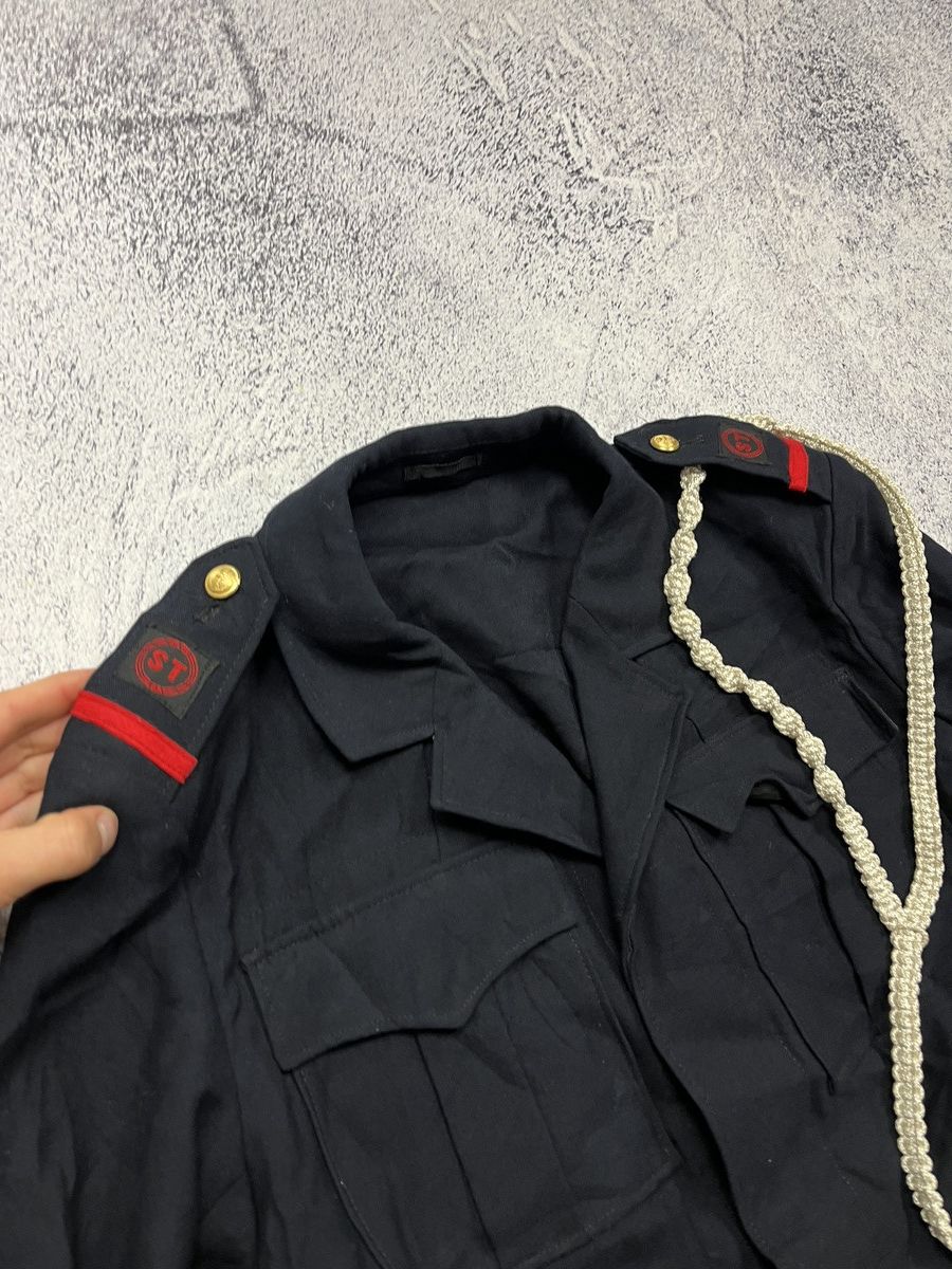 Vintage Vintage Military Navy Sea Scouts Naval Cadet Cropped Jacket Size US S / EU 44-46 / 1 - 7 Thumbnail