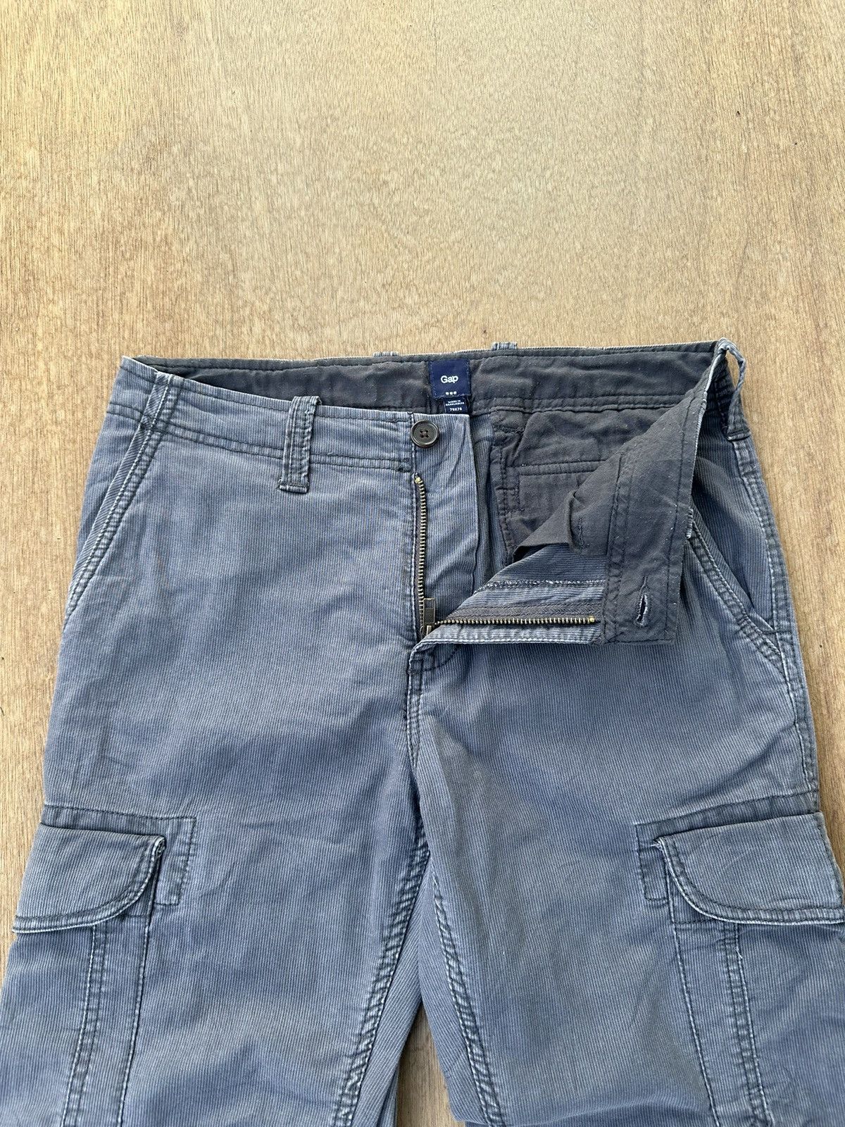 Gap Y2K VINTAGE GAP CORDUROY UTILITY CARGO PANTS W32 Size US 32 / EU 48 - 8 Thumbnail