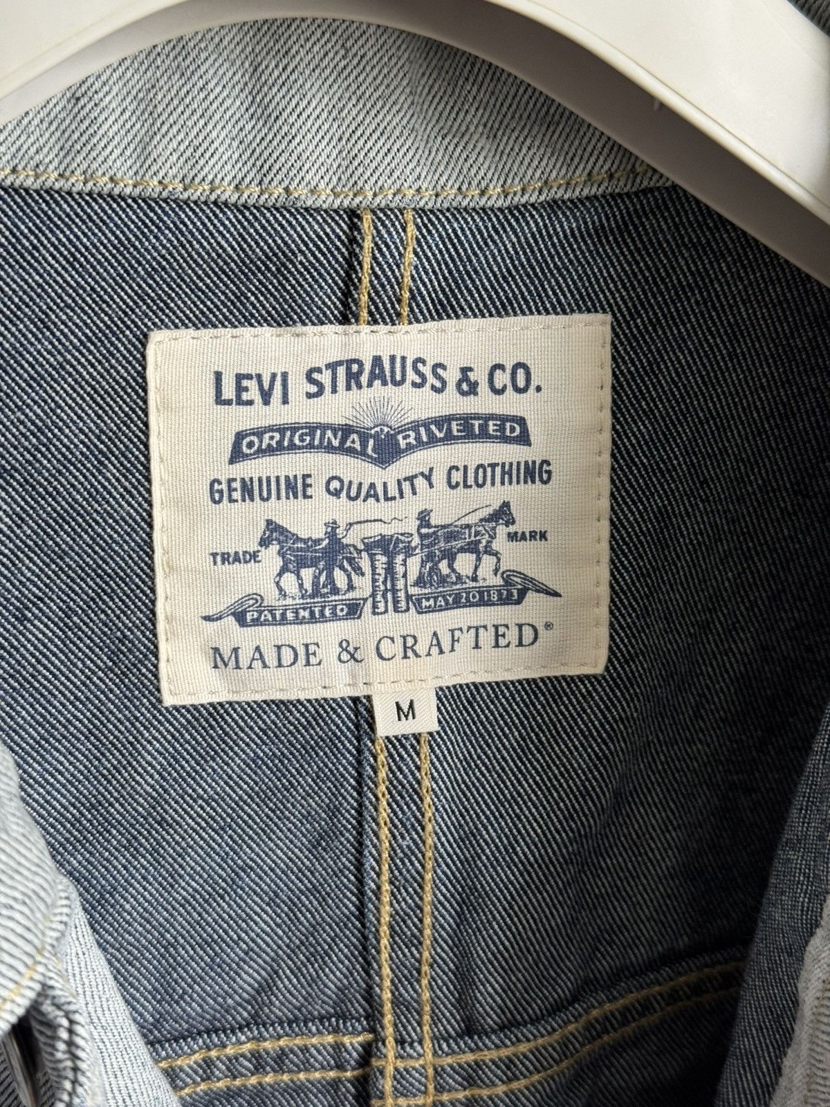 Levi's Vintage Clothing Levis Made and Crafted Selvedge denim jacket Size US M / EU 48-50 / 2 - 8 Thumbnail