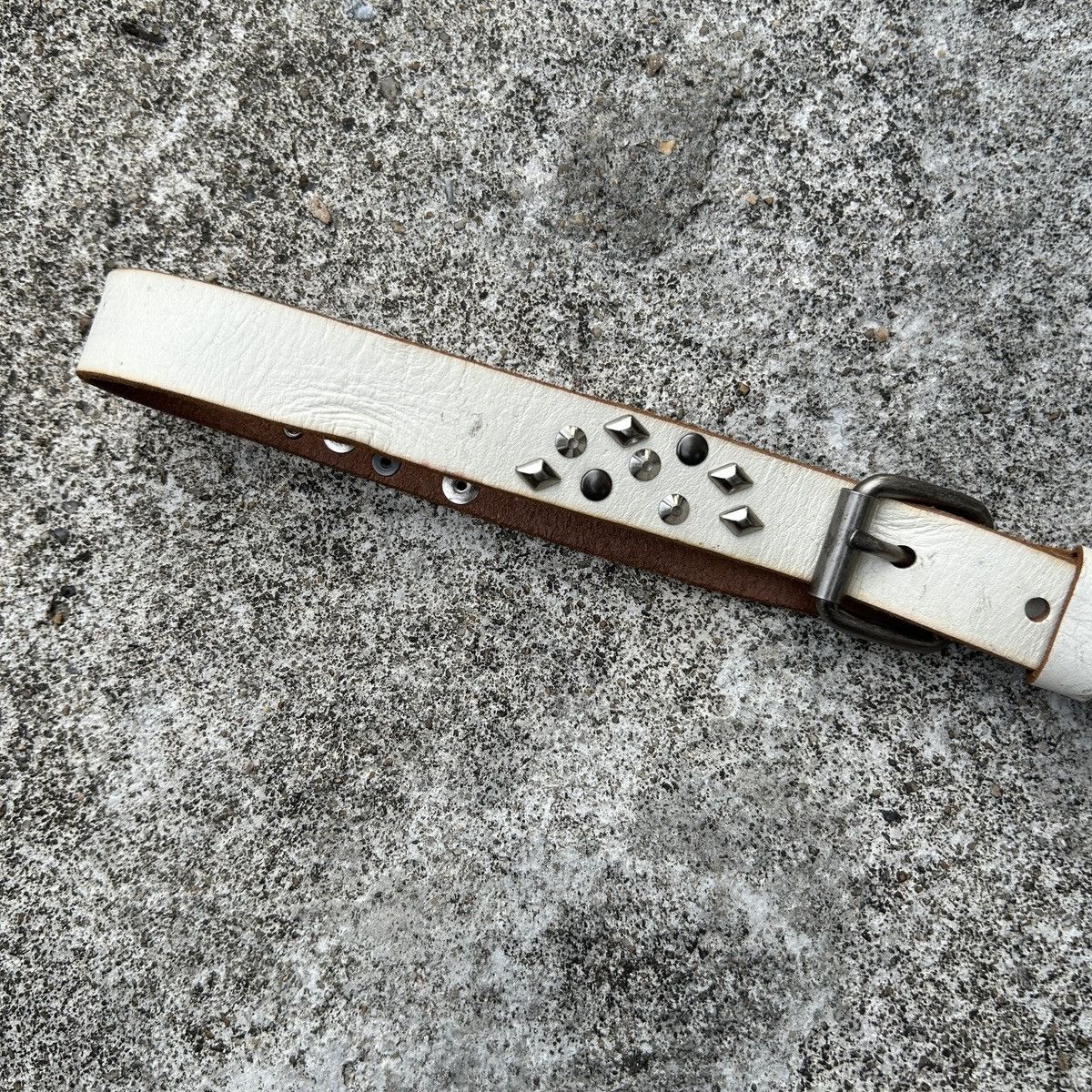 Vintage Vintage studded leather belt (Kapital Style) Size ONE SIZE - 5 Thumbnail