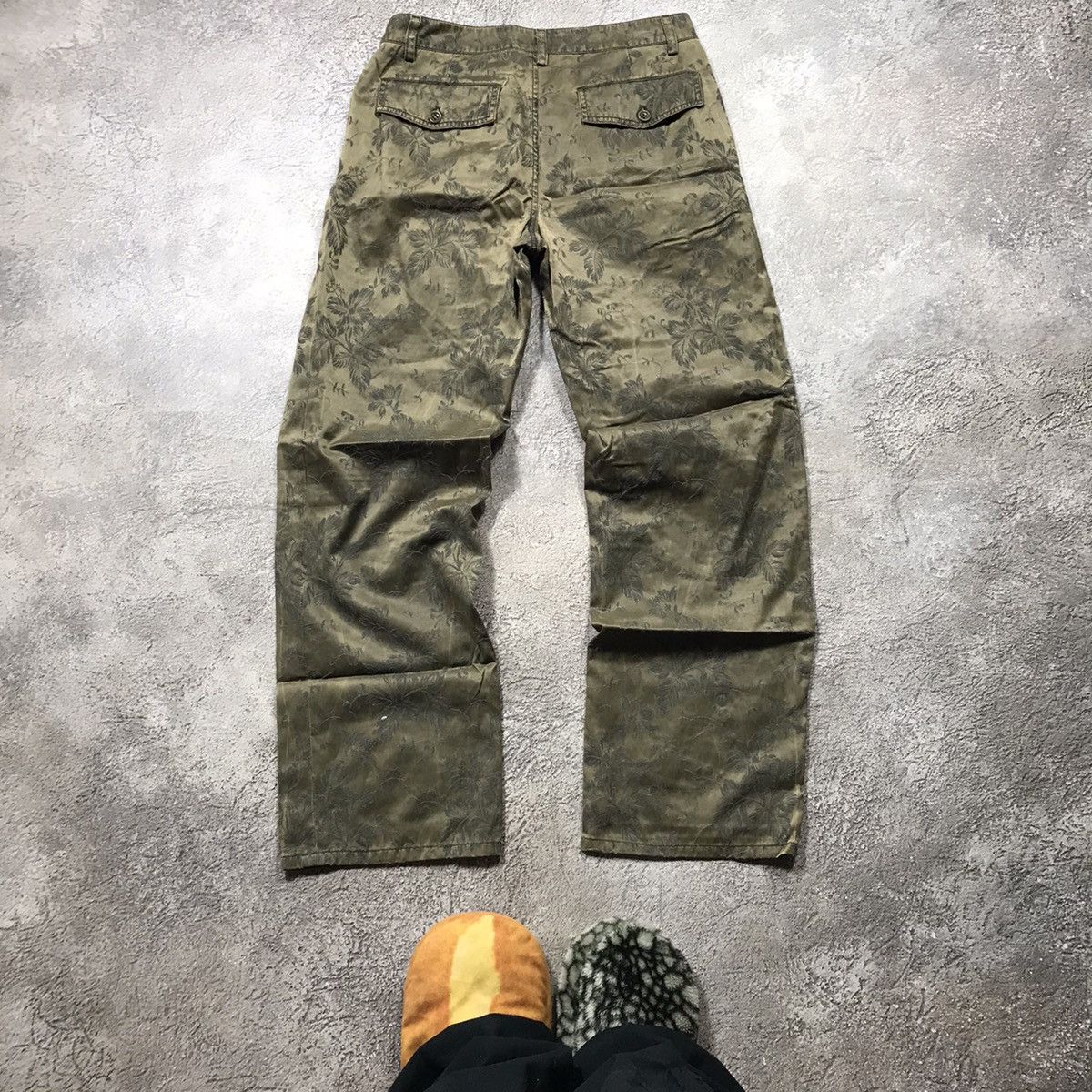 Vintage Vintage 90s Japanese Baggy Cargo Pants Distressed Parachute Size 31" - 6 Thumbnail