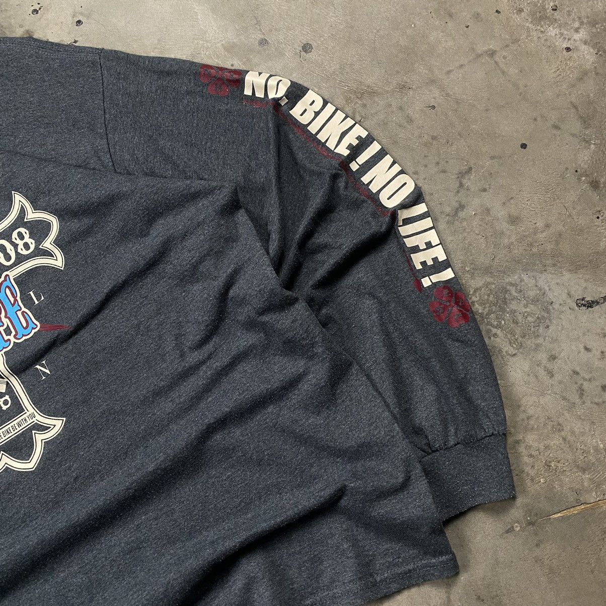 Affliction × Indian Motorcycle y2k Peacemaker No Bike No Life Cross West Coast Chopper Size US XL / EU 56 / 4 - 4 Thumbnail