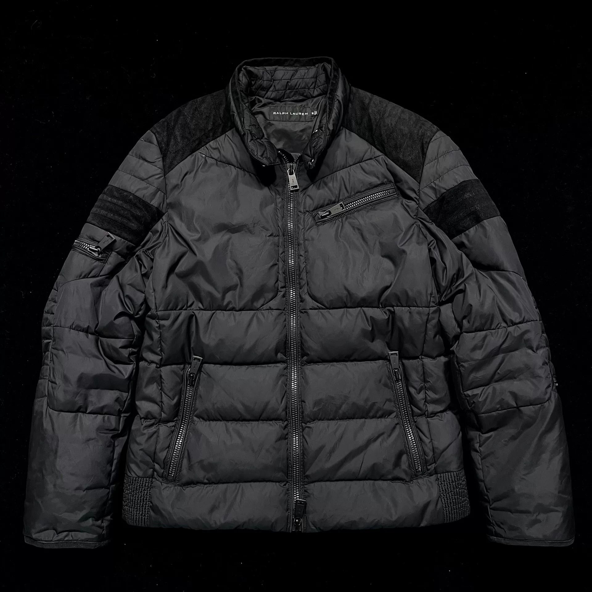 Ralph Lauren Black Label Ralph Lauren Polo Biker Style Down Jacket Size US M / EU 48-50 / 2 - 1 Thumbnail