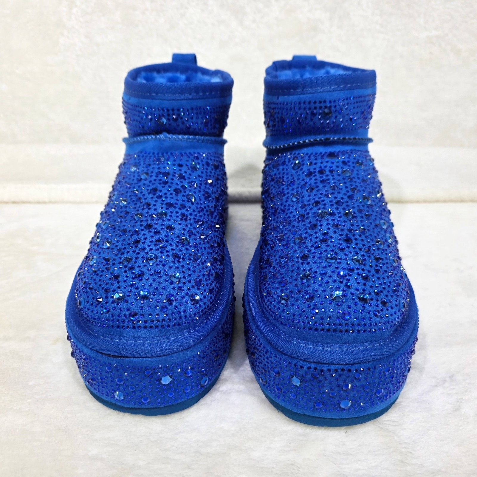 Other Ego Flashy fx Fur Lined Winter Platform Ankle Boots Bright B Size US 11 / IT 41 - 5 Thumbnail