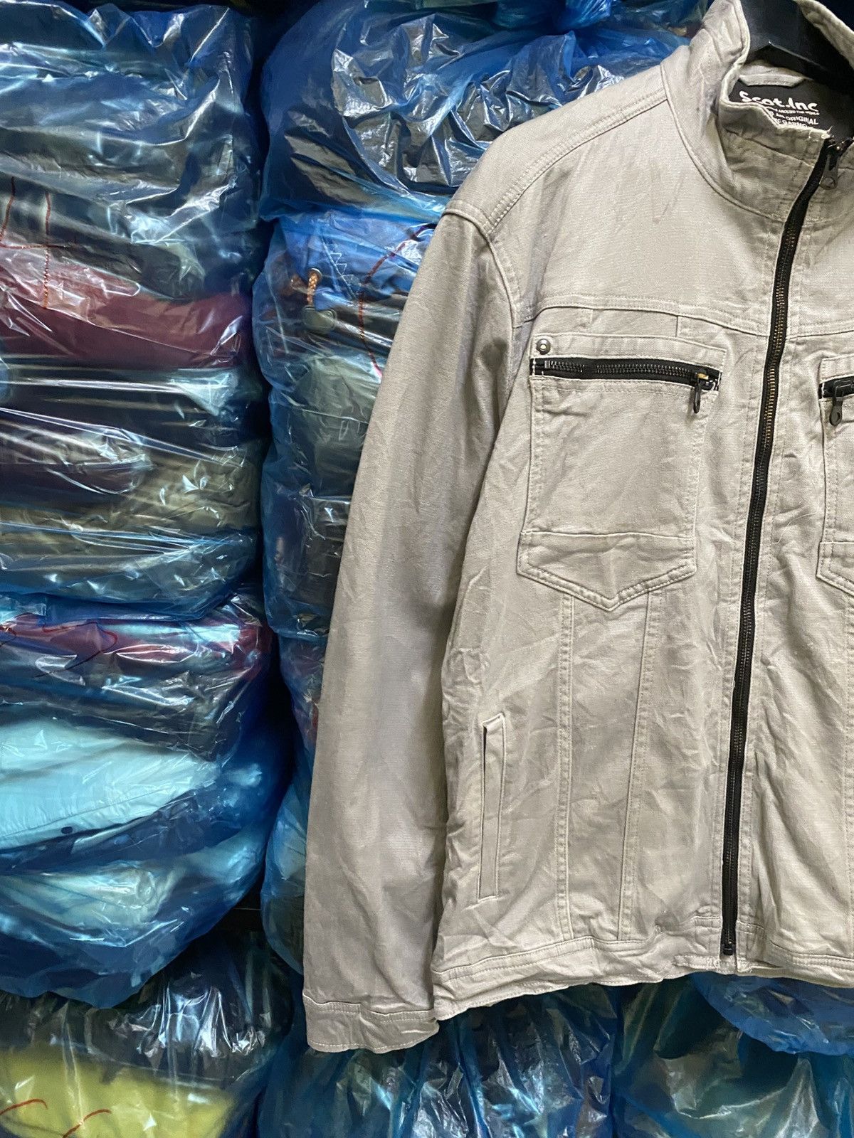 Vintage SCOT SMOKE GREY WORKER JACKET Size US M / EU 48-50 / 2 - 5 Thumbnail