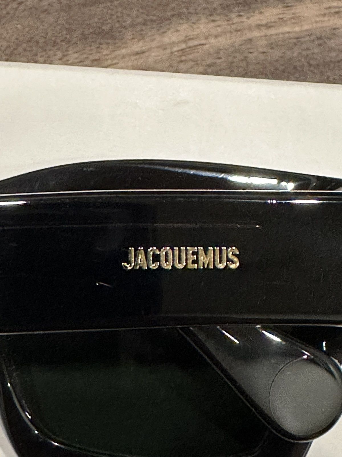 Jacquemus Jacquemus Black Les Lunettes Baci Sunglasses Size ONE SIZE - 6 Thumbnail