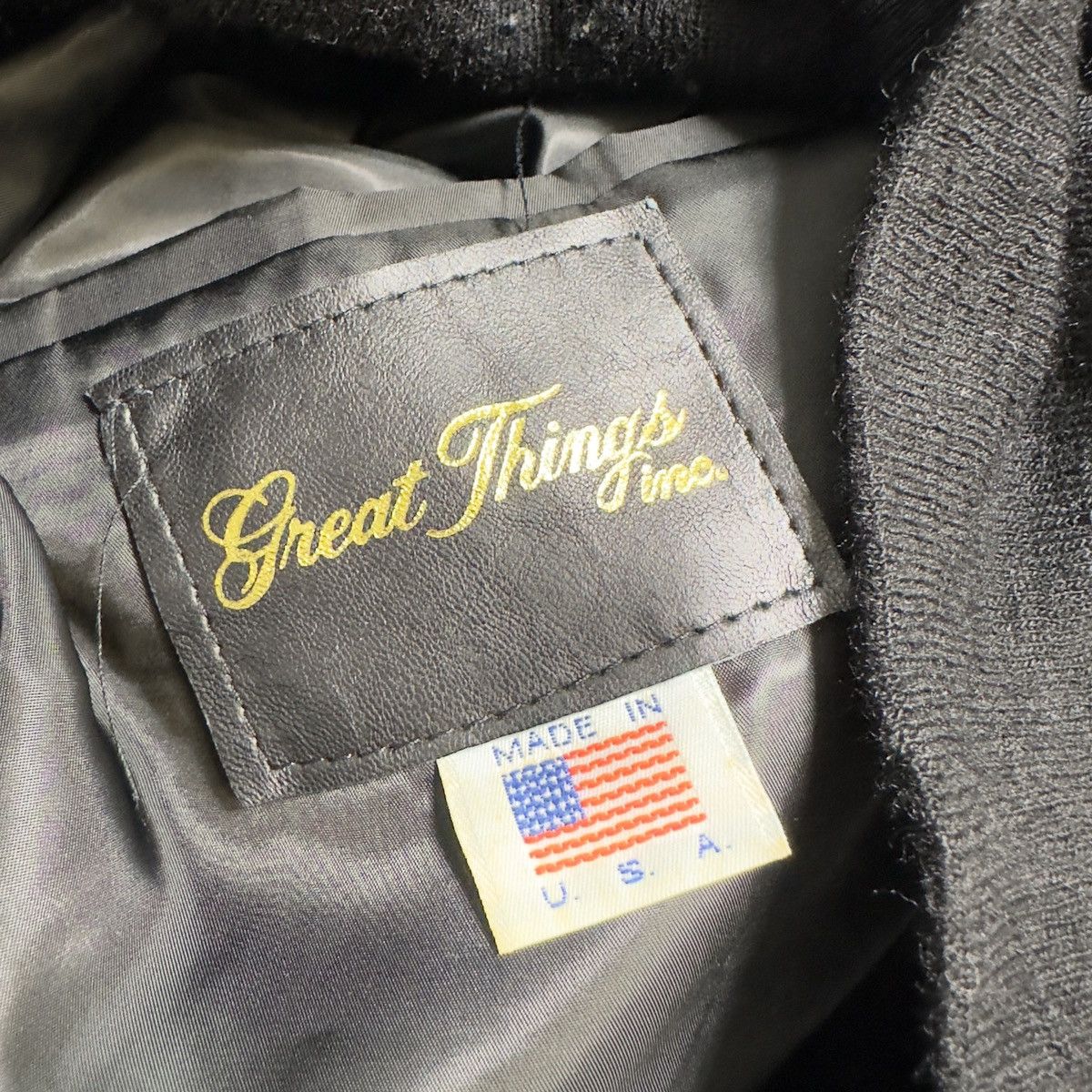 Vintage Vintage Great Things leather jacket Size US L / EU 52-54 / 3 - 4 Thumbnail