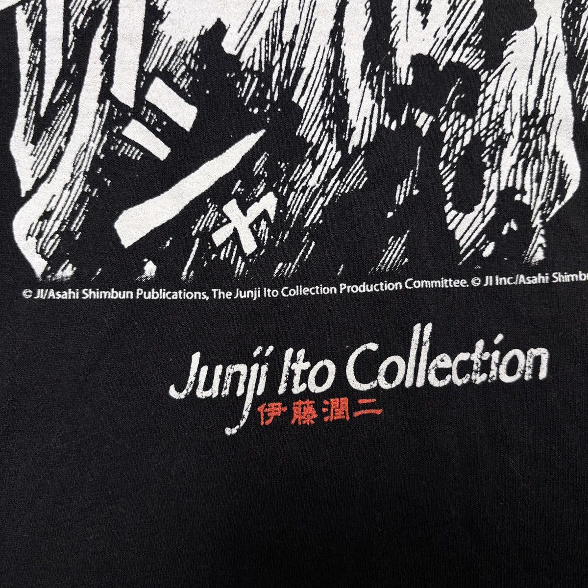 Anime Junji Ito Shirt Anime Manga Horror Graphic T-shirt Size US L / EU 52-54 / 3 - 5 Thumbnail