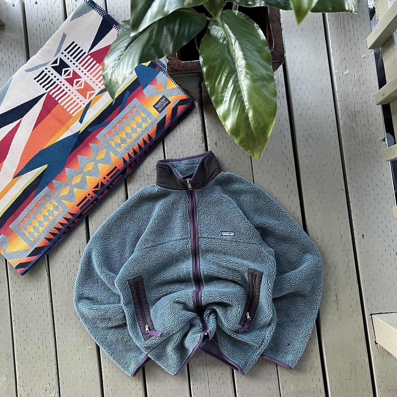 Patagonia Vintage Patagonia Deep Pile Fleece Jacket Retro X Full Zip Size US L / EU 52-54 / 3 - 2 Thumbnail