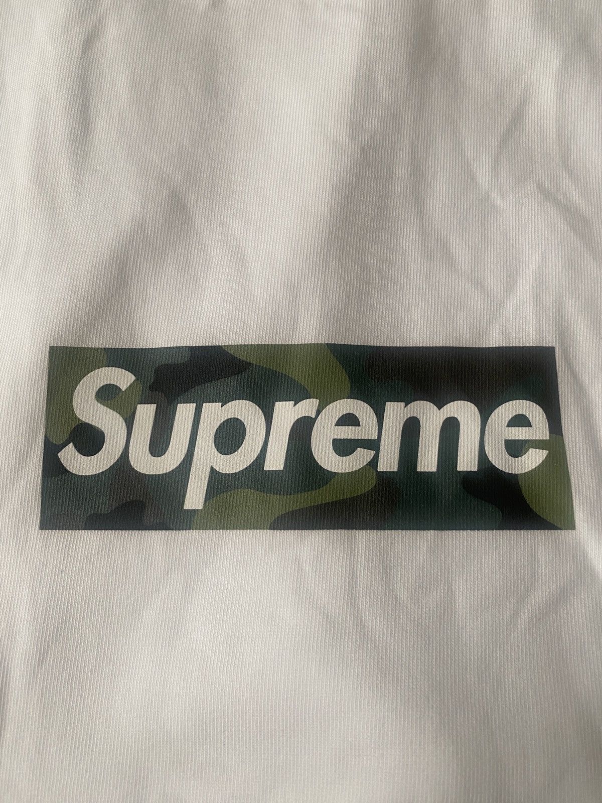 Supreme Supreme FW 2023 Woodland Camo Bogo Tee Size US XL / EU 56 / 4 - 2 Thumbnail