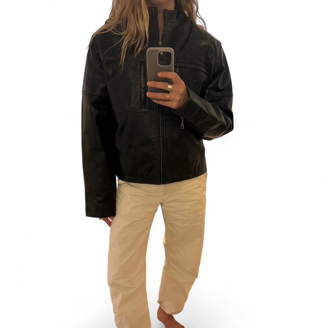 Other Vintage leather motorcycle jacket Size M / US 6-8 / IT 42-44 - 2 Thumbnail