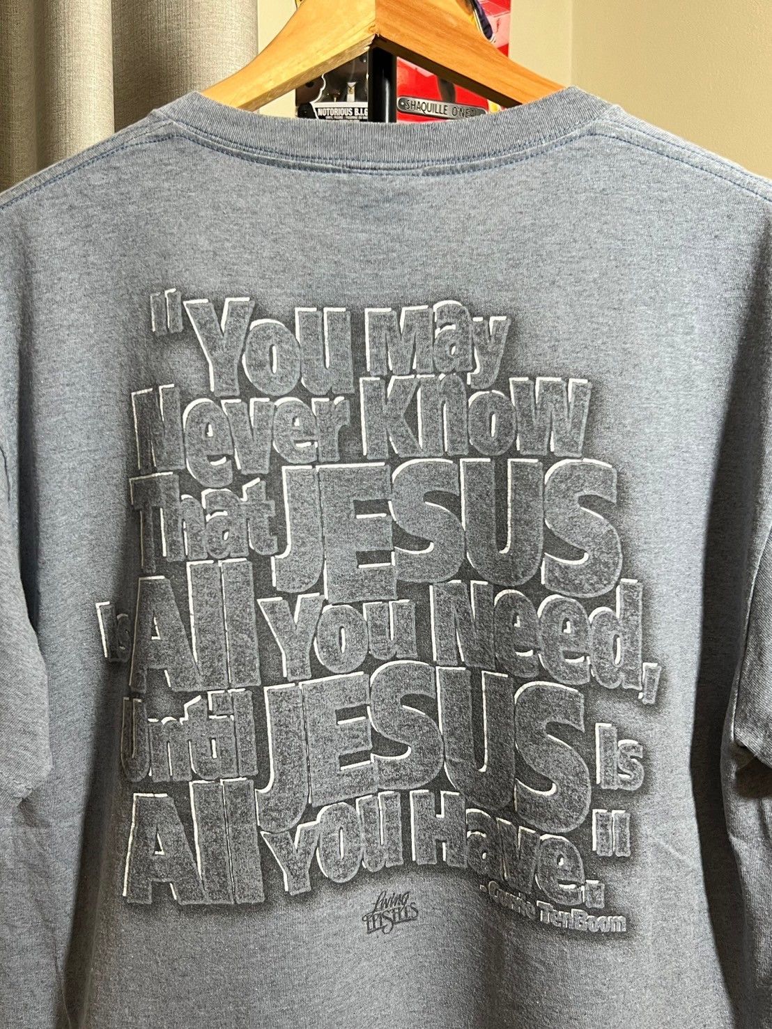 Vintage Vintage 00's JESUS Shirt Y2K BN Size US M / EU 48-50 / 2 - 2 Thumbnail