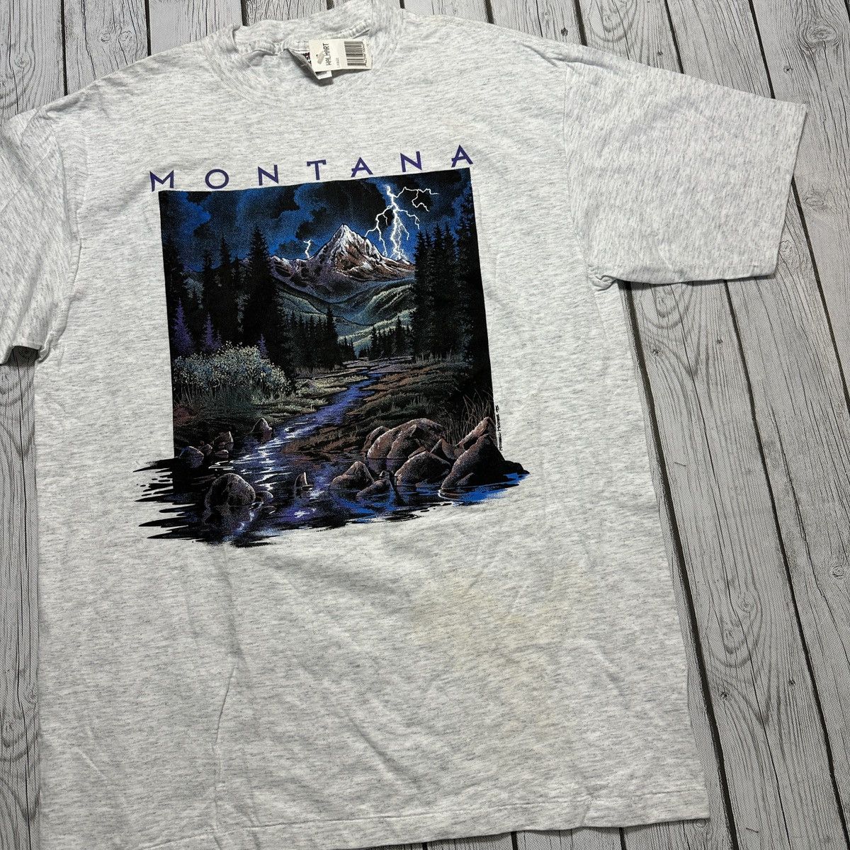 Vintage Vintage Montana tee Size US L / EU 52-54 / 3 - 3 Thumbnail