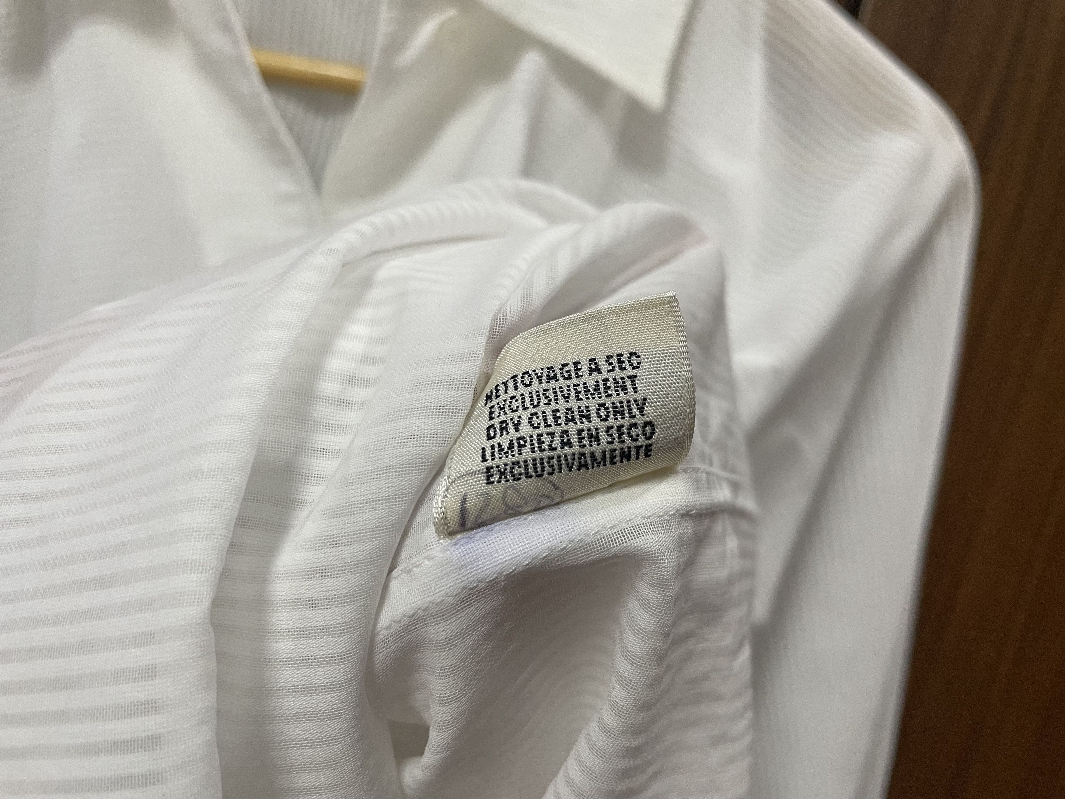 Hermes × Maison Margiela Hermes - Margiela - Striped Button Up Longsleeve Polo Size XS / US 0-2 / IT 36-38 - 8 Thumbnail