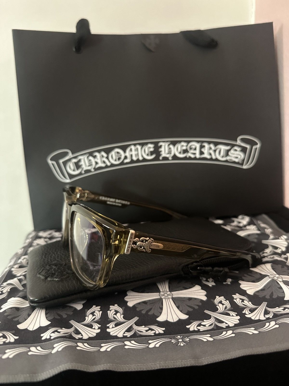 Chrome Hearts Chrome Hearts Box Officer Glasses Size ONE SIZE - 3 Thumbnail
