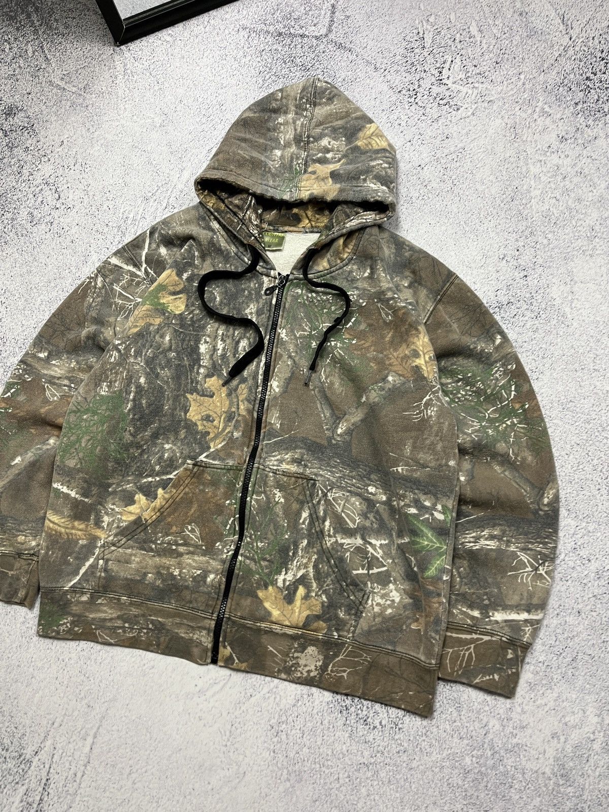 Japanese Brand Crazy Vintage Y2K Realtree Zip Hoodie and Pants Tracksuit Size US M / EU 48-50 / 2 - 8 Thumbnail