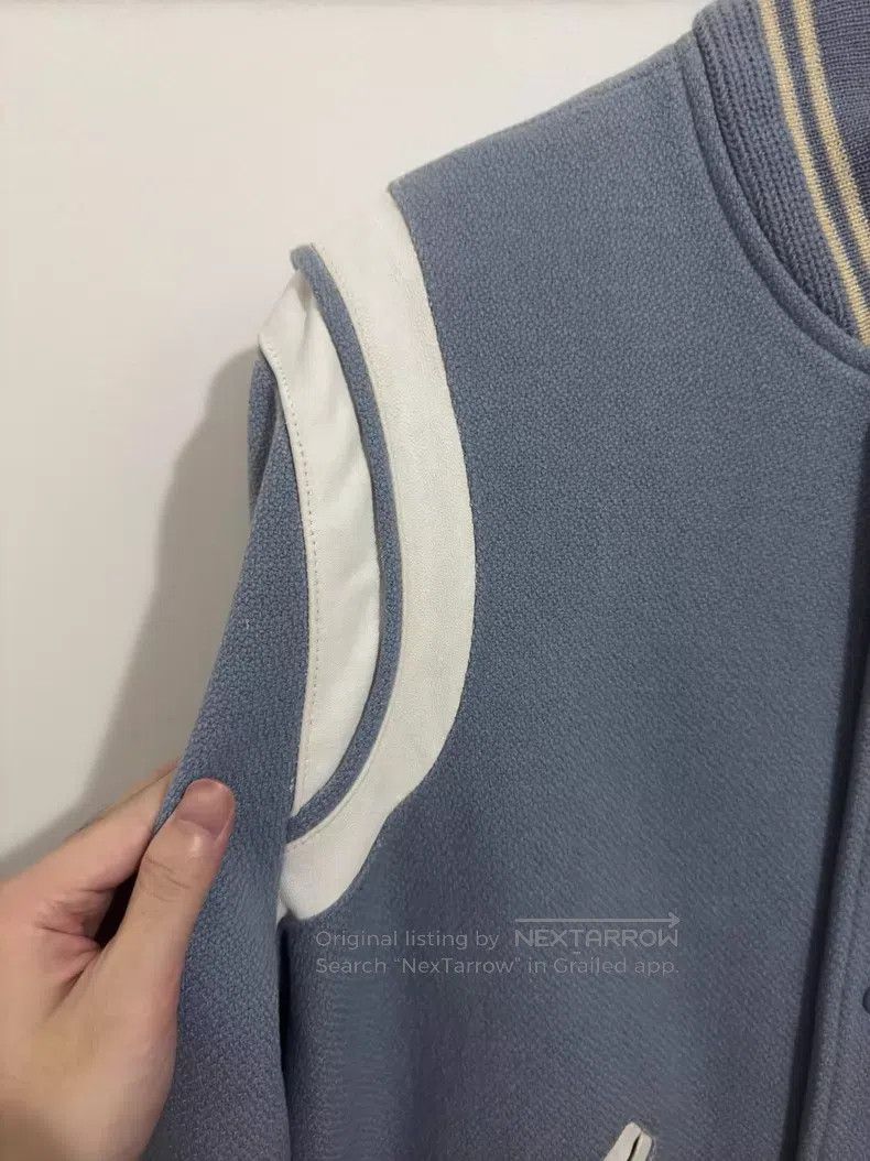 Saint Laurent Paris Saint Laurent Paris Wool and Lamb Fur Misty Blue Baseball Size US L / EU 52-54 / 3 - 4 Thumbnail