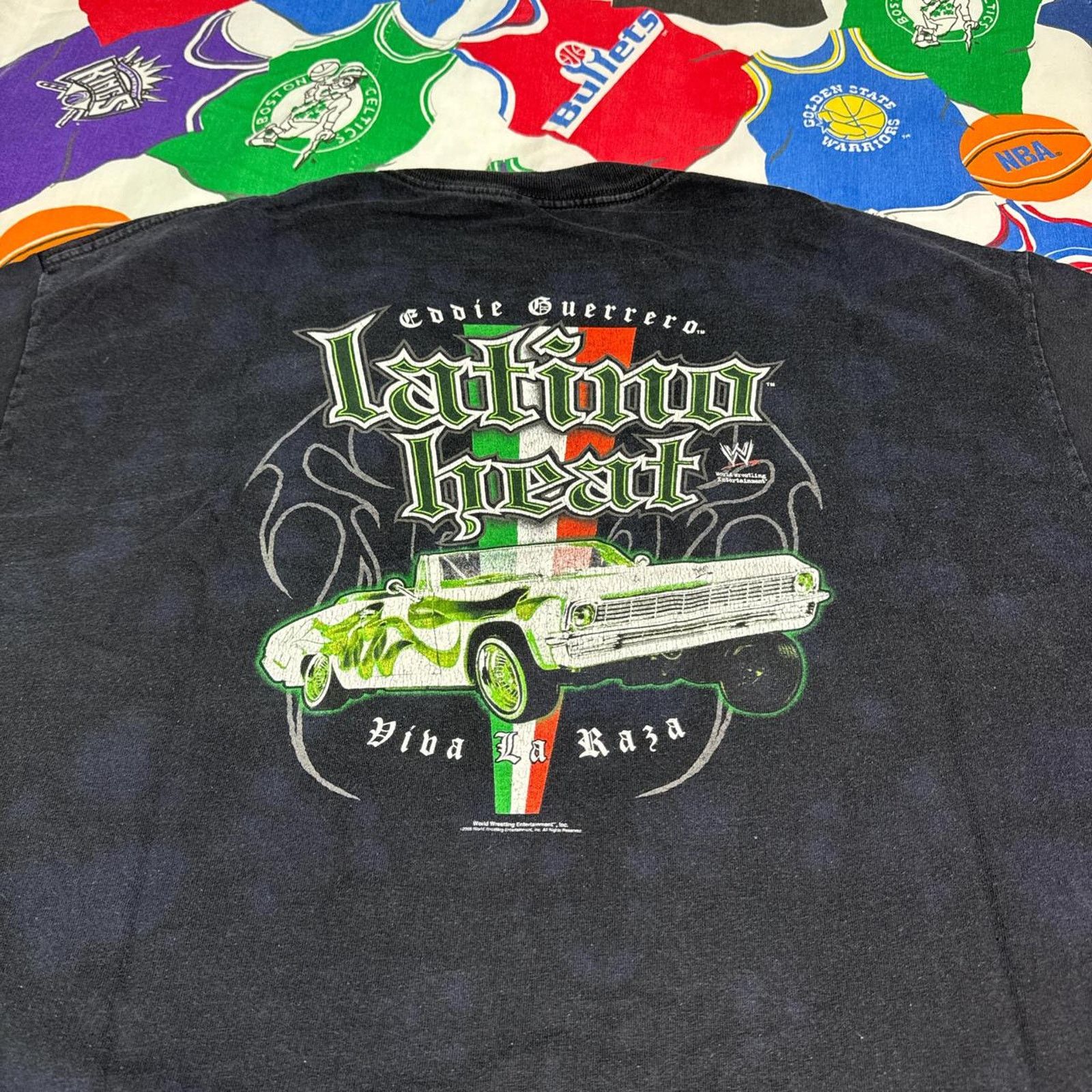 Vintage × WWE VTG 2005 WWE Eddie Guerrero Latino Heat Mens Sz XL T-Shirt Size US XL / EU 56 / 4 - 4 Thumbnail