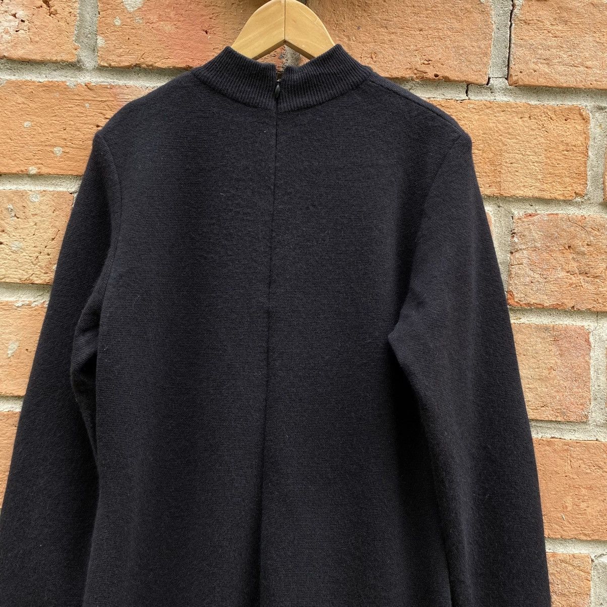 Dior Vintage Christian Dior Black Wool Dress Gold Embellishments Size M / US 6-8 / IT 42-44 - 20 Thumbnail