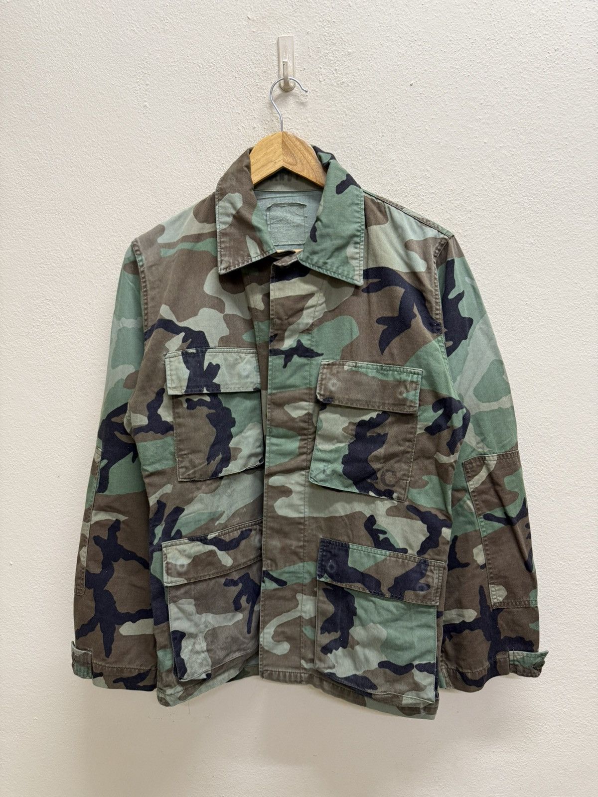 Vintage Vintage US Army USMC Combat Camoflage Patern Jacket Size US S / EU 44-46 / 1 - 15 Thumbnail