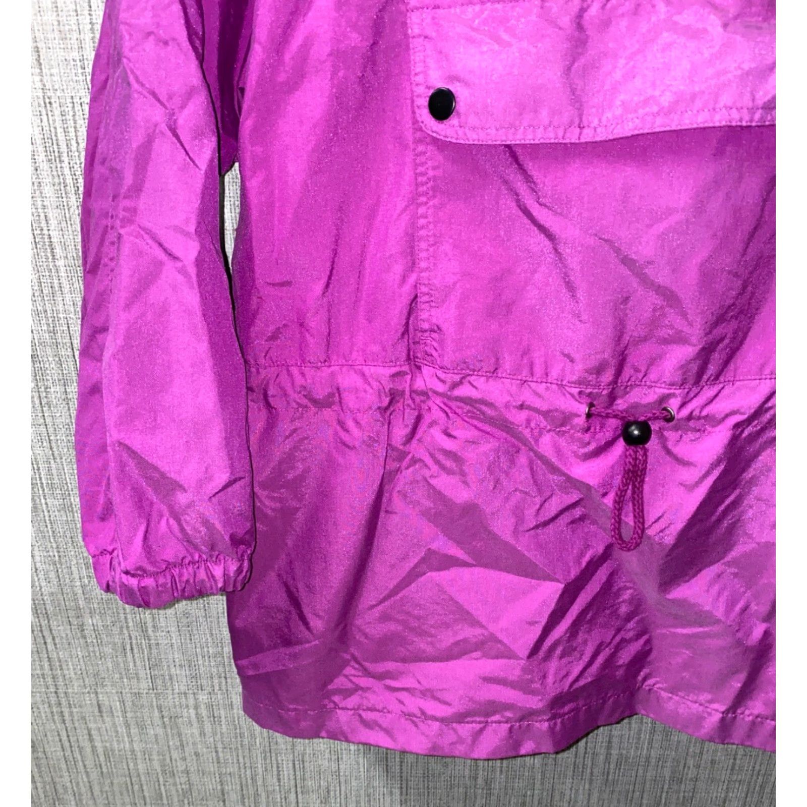 Rains VINTAGE Sierra Experience Mens Purple Nylon 1/2 Zip Rain Jacket Size L Size US L / EU 52-54 / 3 - 4 Thumbnail