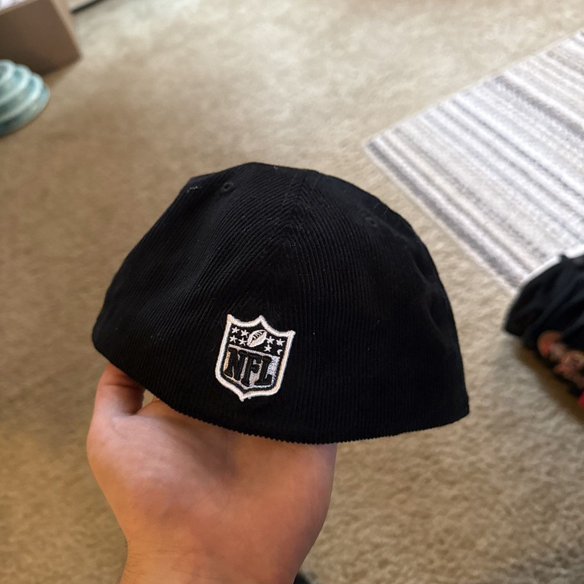 New Era 7 5/8 Raider 60th Anniversary Corduroy 59fifty Fitted Hat Size ONE SIZE - 5 Thumbnail