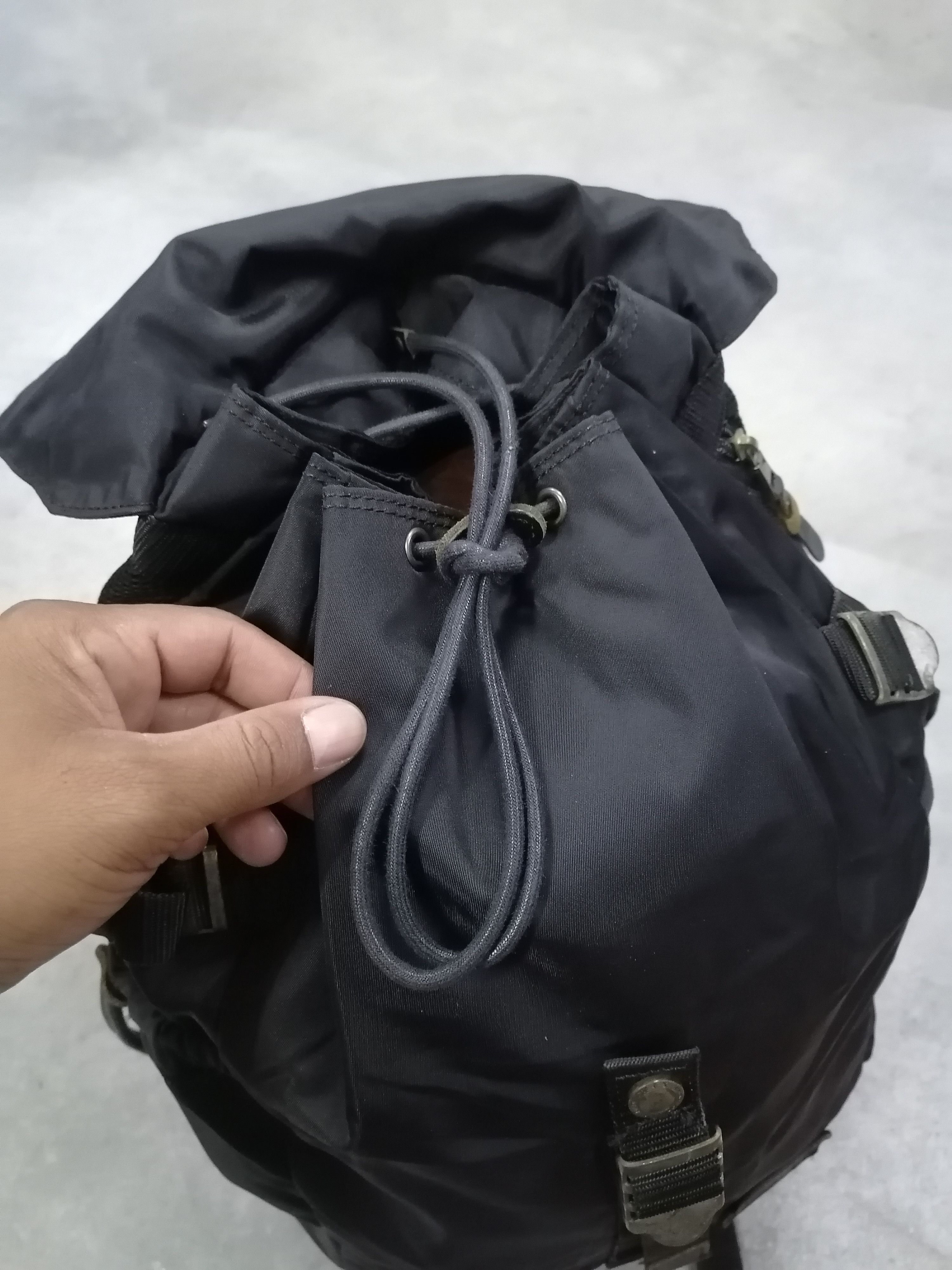 Japanese Brand Journal Standard x Masterpiece Triple Black Bagpack Size ONE SIZE - 12 Thumbnail
