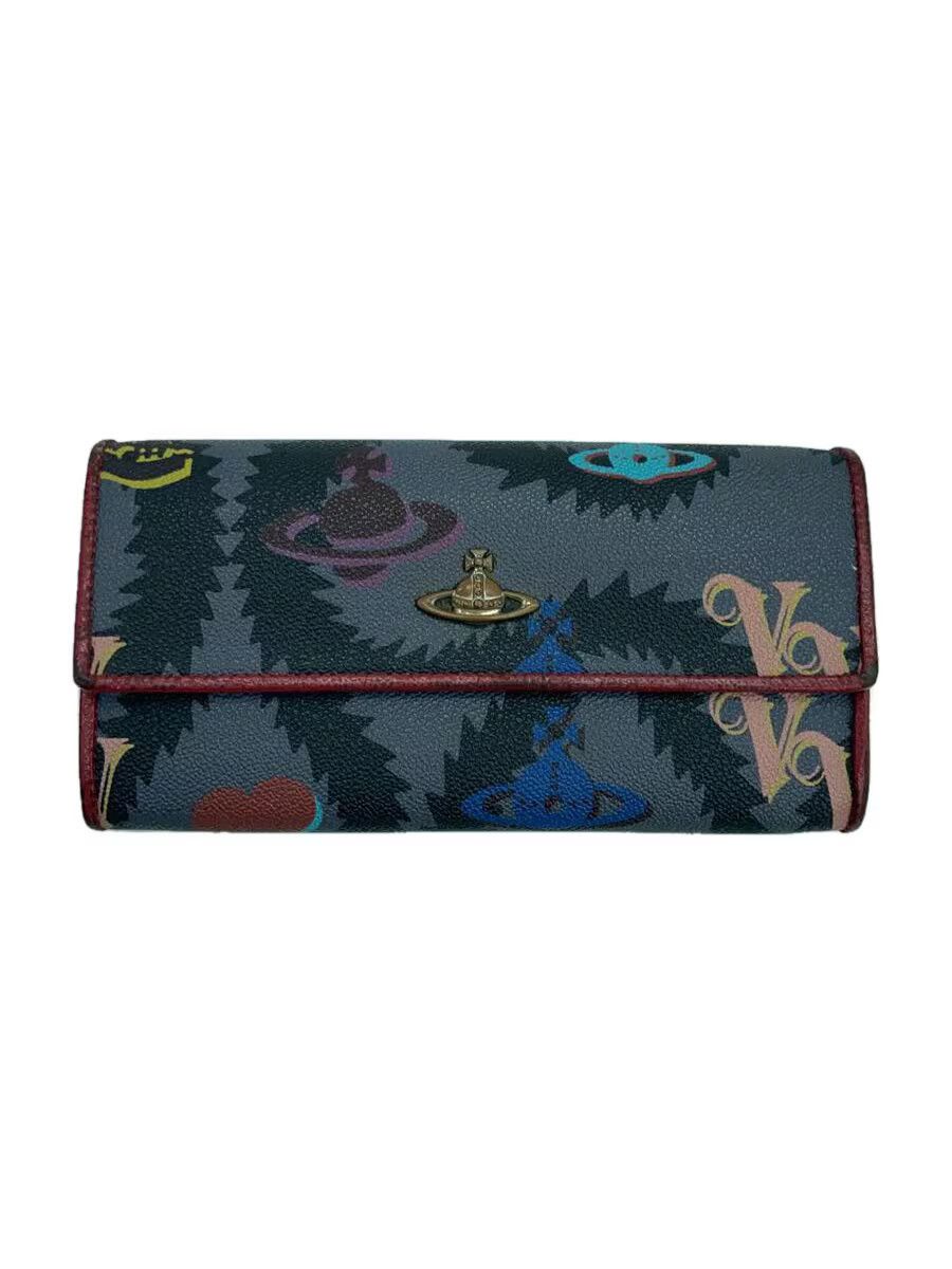 Vivienne Westwood Vivienne Westwood Monogram Poly Long Wallet Grey Size ONE SIZE - 1 Thumbnail