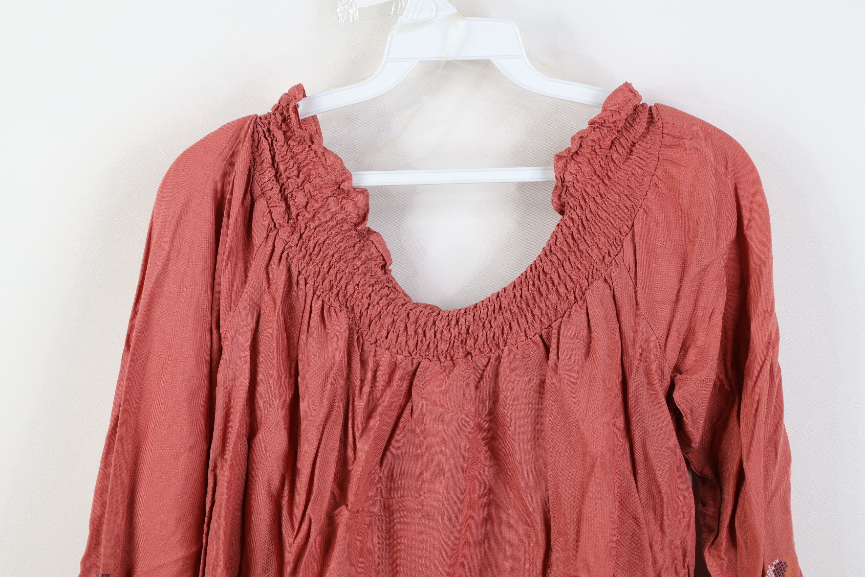 Vintage Deadstock Y2K Country Primitive Babydoll Ruffled Blouse Top Size M / US 6-8 / IT 42-44 - 11 Thumbnail