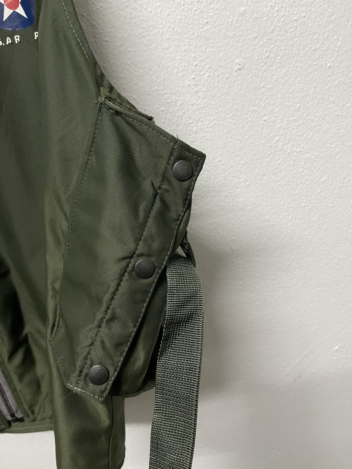 Other 80s HOUSTON INC VEST RADIO CARRIER ARMY RARE Size US M / EU 48-50 / 2 - 6 Thumbnail