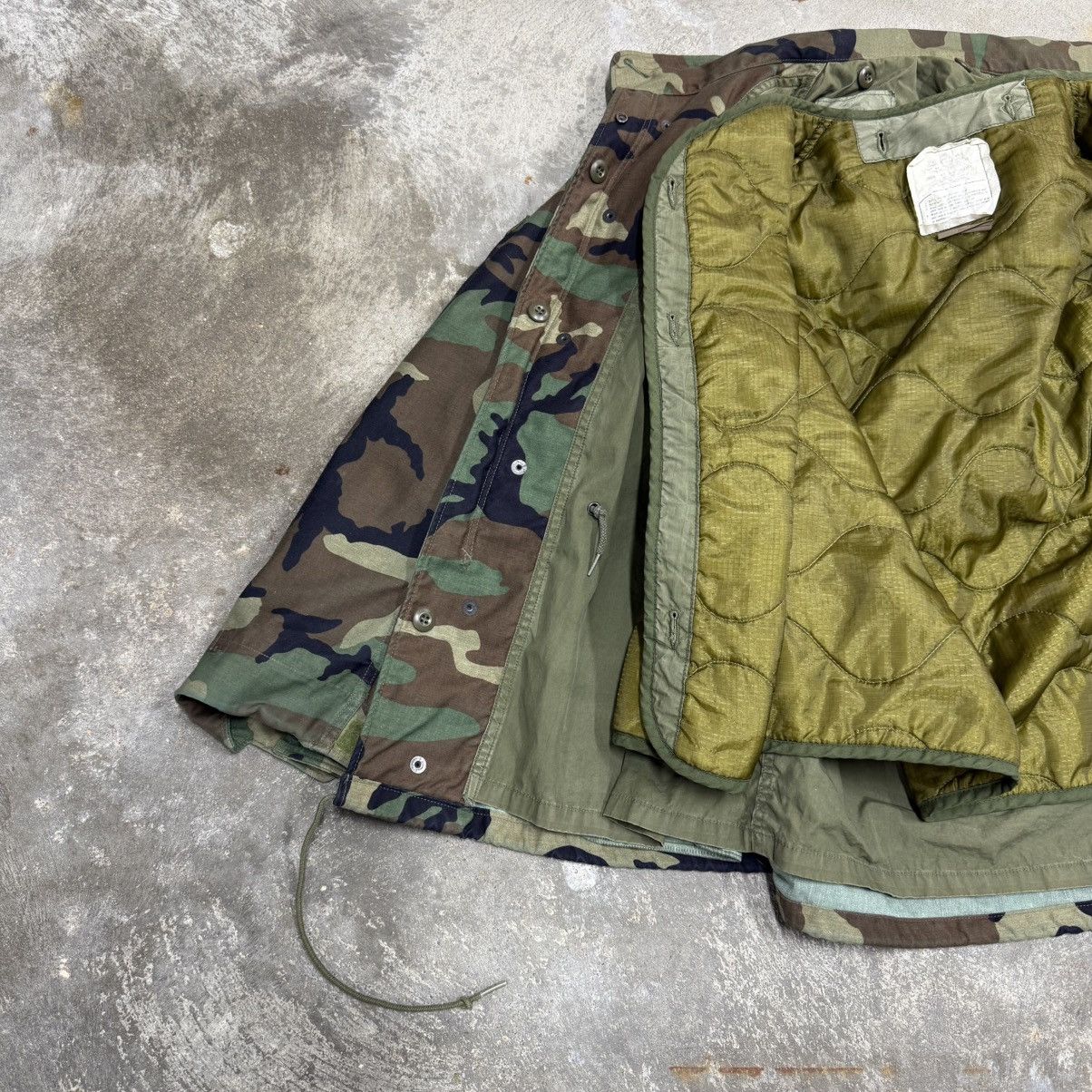 Vintage USAF M-65 Woodland Field Jacket w/ Liner / Small Regular Size US S / EU 44-46 / 1 - 6 Thumbnail