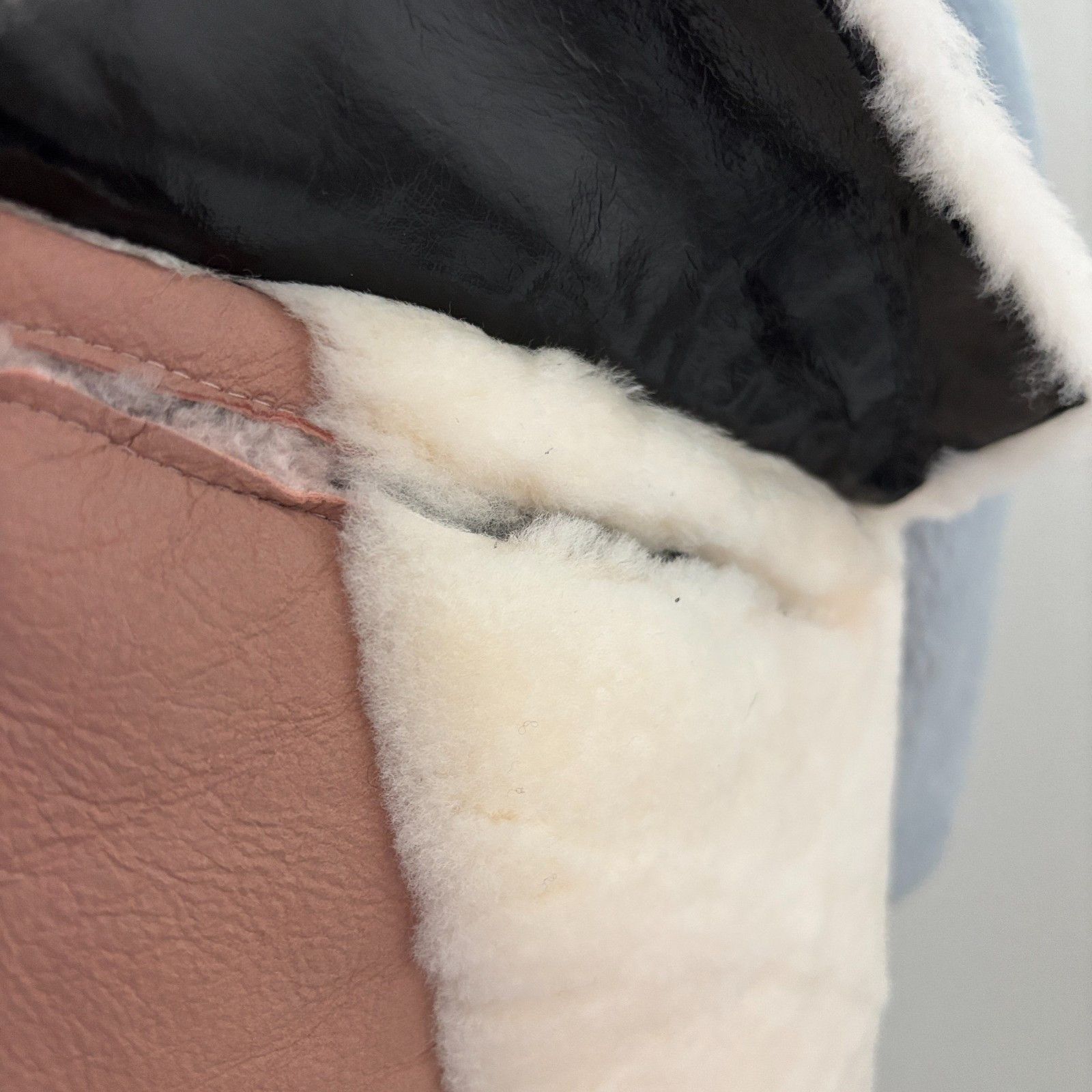 Other Rare Patchwork Shearling Jacket Bomber One Size Fits All NEW Size M / US 6-8 / IT 42-44 - 14 Thumbnail