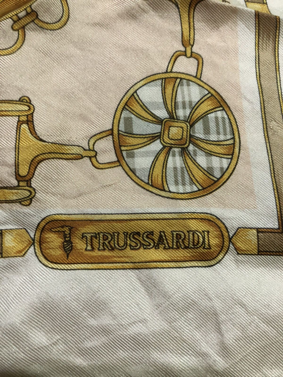 Trussardi Trus Sardi Silk Scarf Size ONE SIZE - 3 Thumbnail