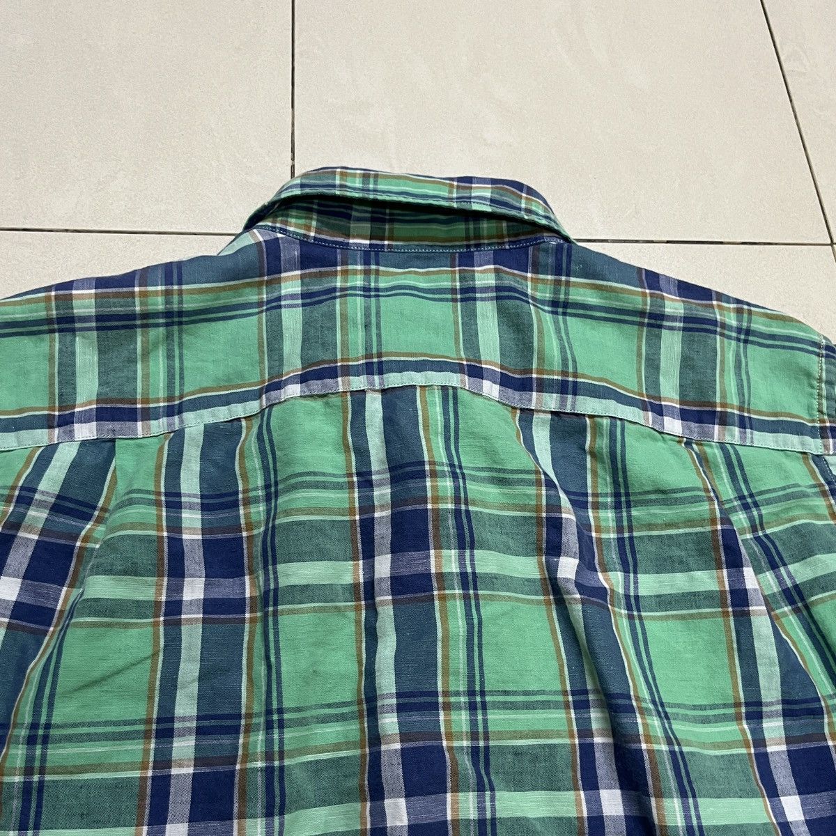 Japanese Brand × Uniqlo × Vintage Uniqlo Checkered Shirt Size US S / EU 44-46 / 1 - 8 Thumbnail