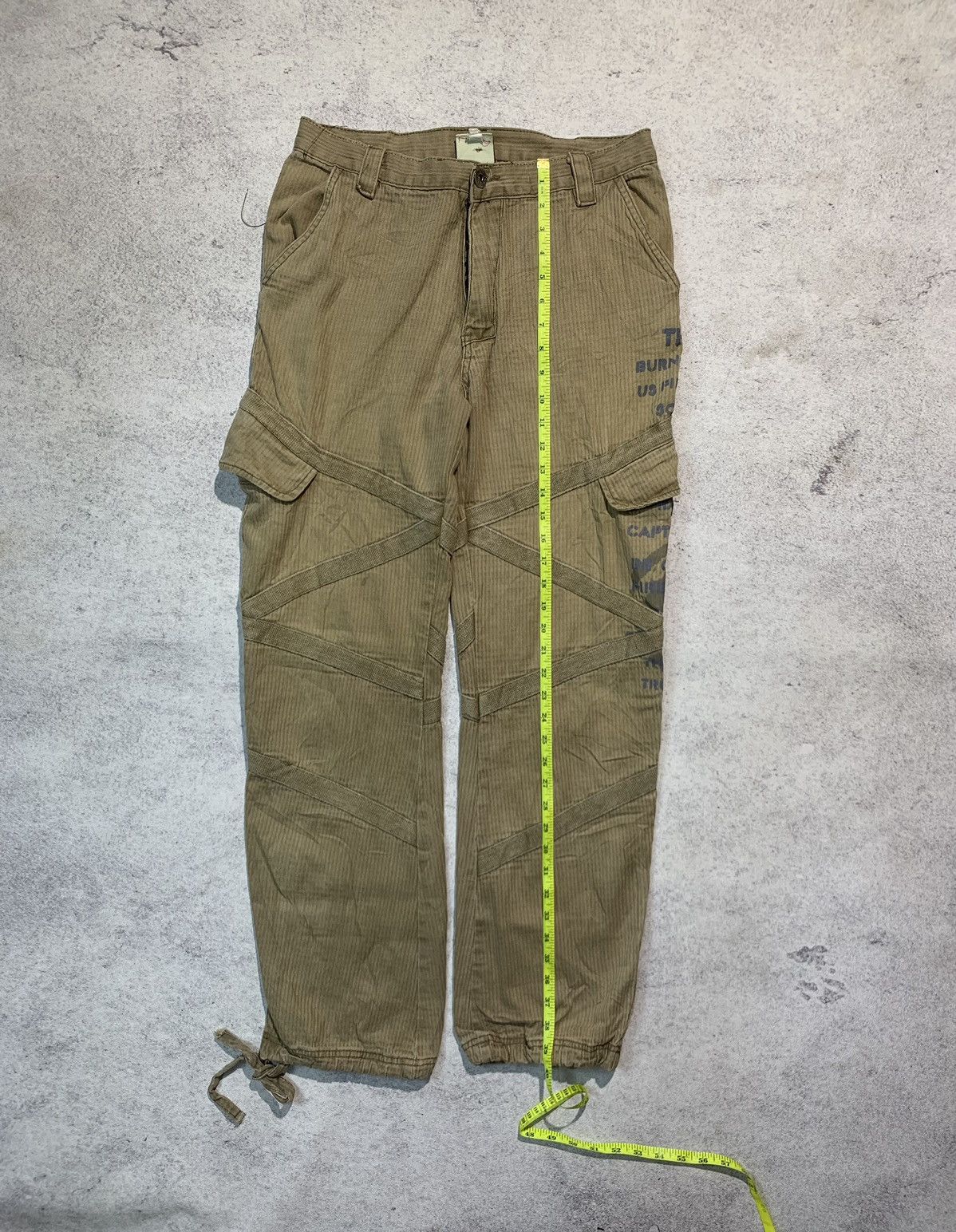 If Six Was Nine × PPFM × Tornado Mart Xunglong poem panelled hidden cargo pants Size US 32 / EU 48 - 9 Thumbnail