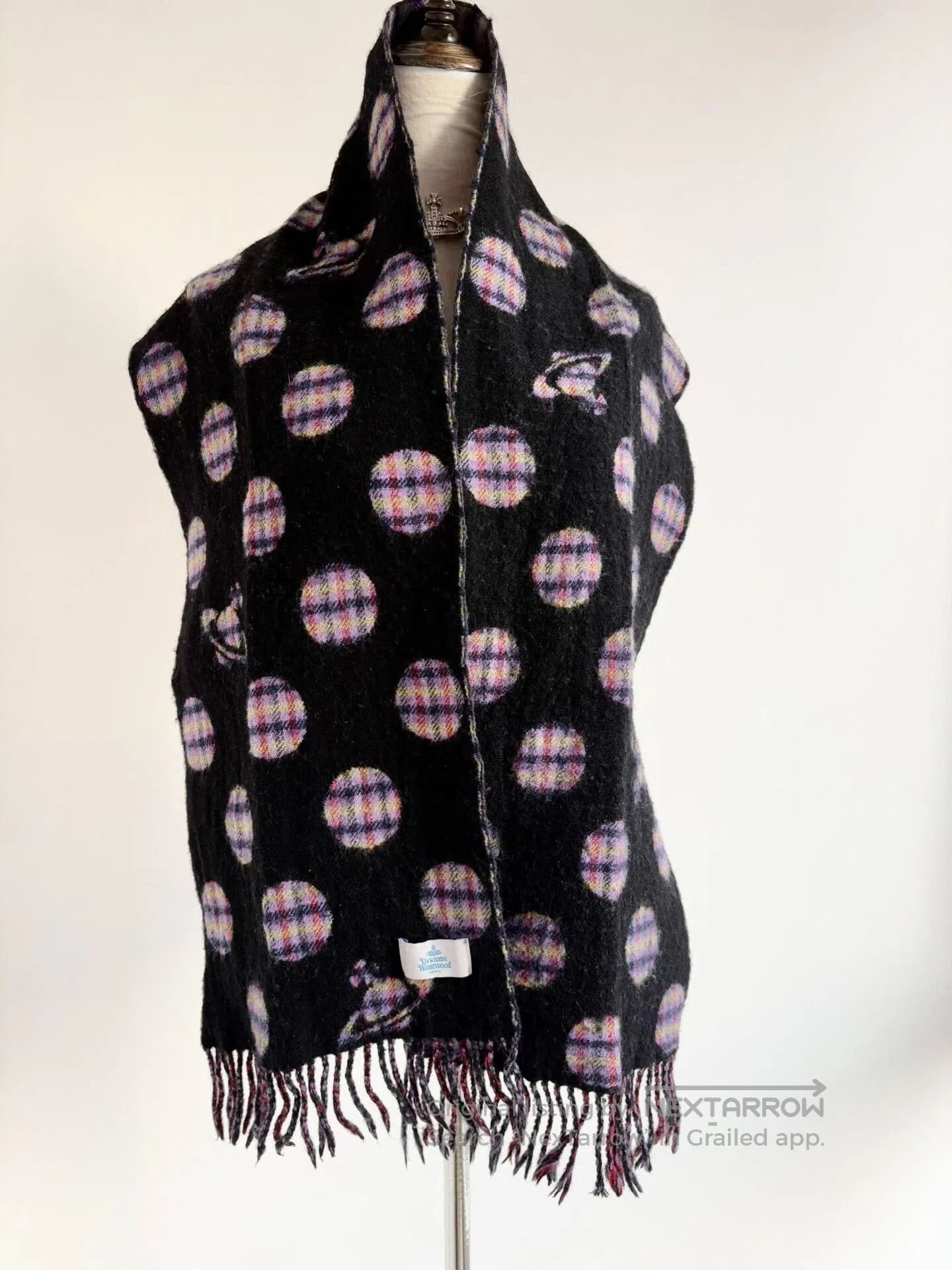 Vivienne Westwood Vivienne Westwood Vintage Polka Dot Saturn Scarf. Size ONE SIZE - 5 Thumbnail