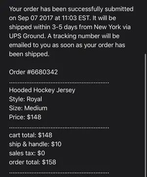 Supreme Supreme Hooded Hockey Jersey - Royal, Medium Size US M / EU 48-50 / 2 - 8 Thumbnail