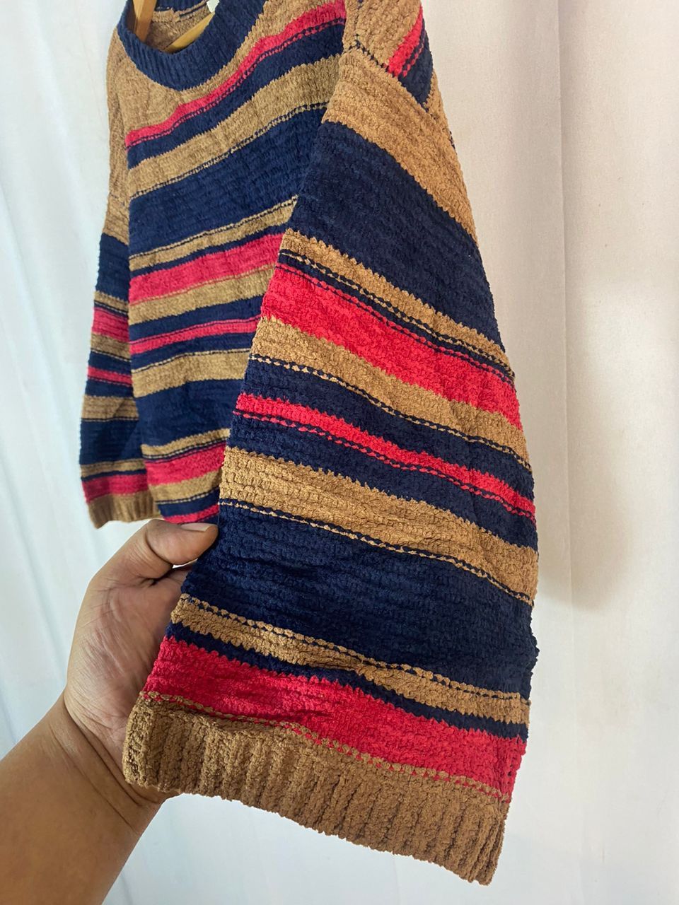 GU GU croptop stripe knitwear sweatshirt Size S / US 4 / IT 40 - 3 Thumbnail