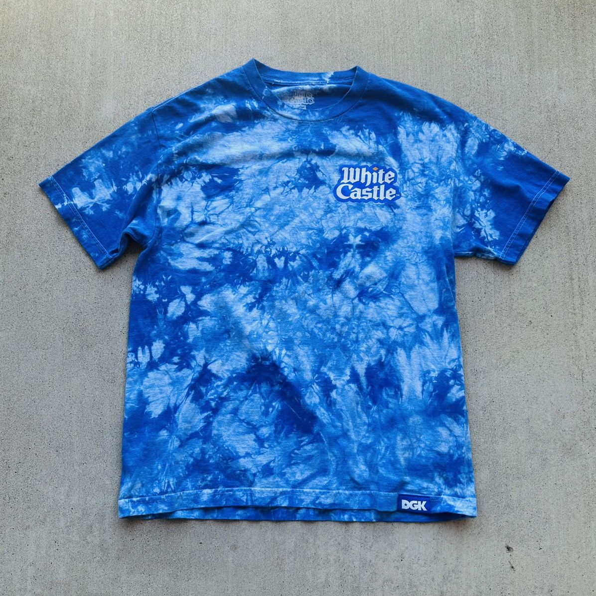 DGK DGK T Shirt White Castle Burgers Tye Dye Medium Skater Dirty Size US M / EU 48-50 / 2 - 2 Thumbnail