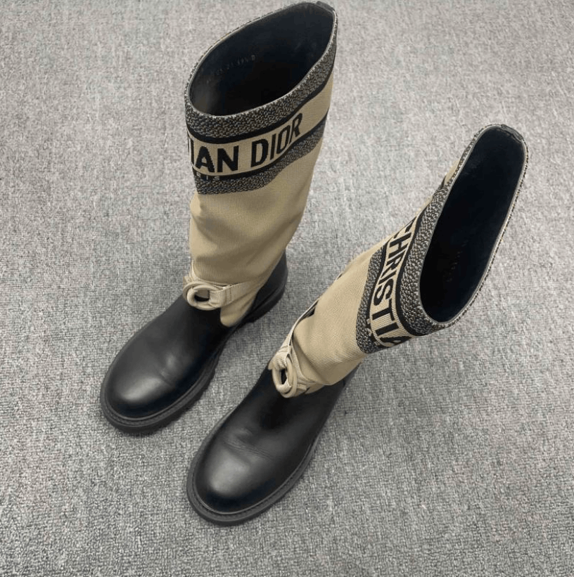 Dior Dior Calfskin Leather High Boots Size US 9.5 / IT 39.5 - 1 Thumbnail