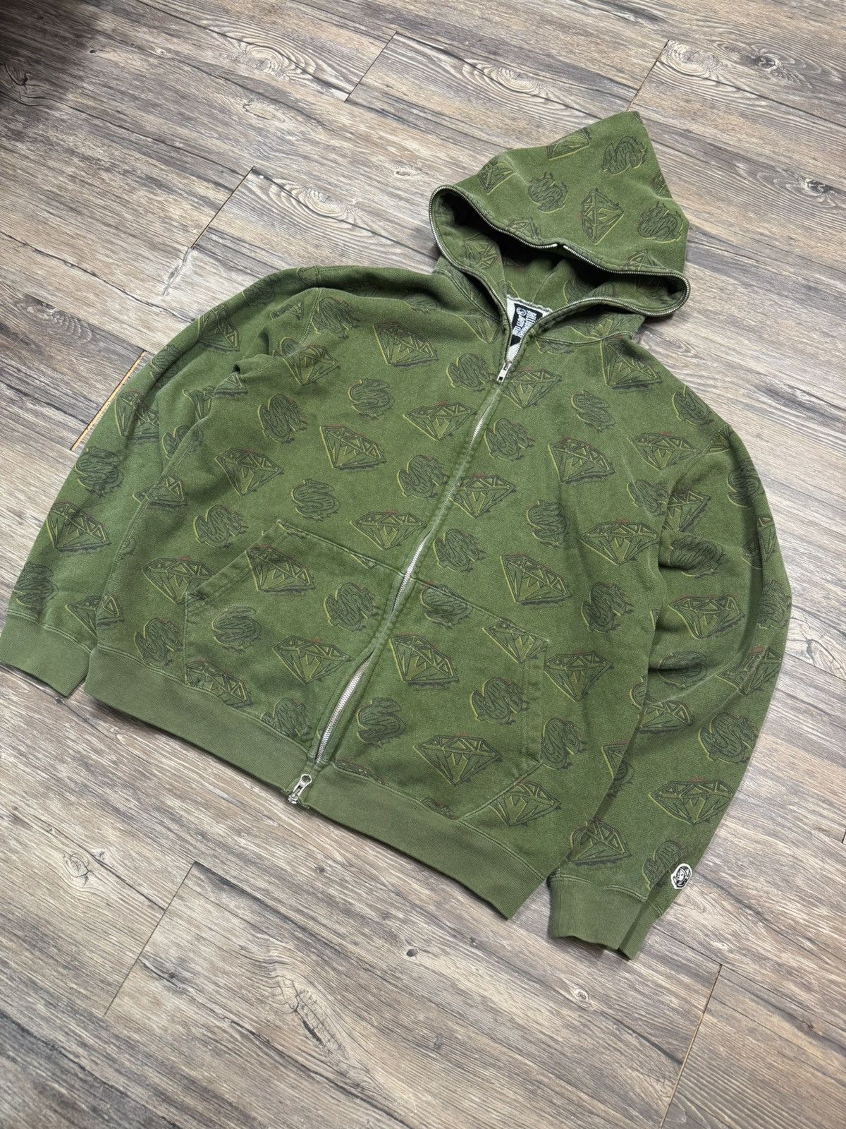 Billionaire Boys Club Billionaire Boys Club Money & Diamonds Early 2000’s Hoodie Size US L / EU 52-54 / 3 - 3 Thumbnail
