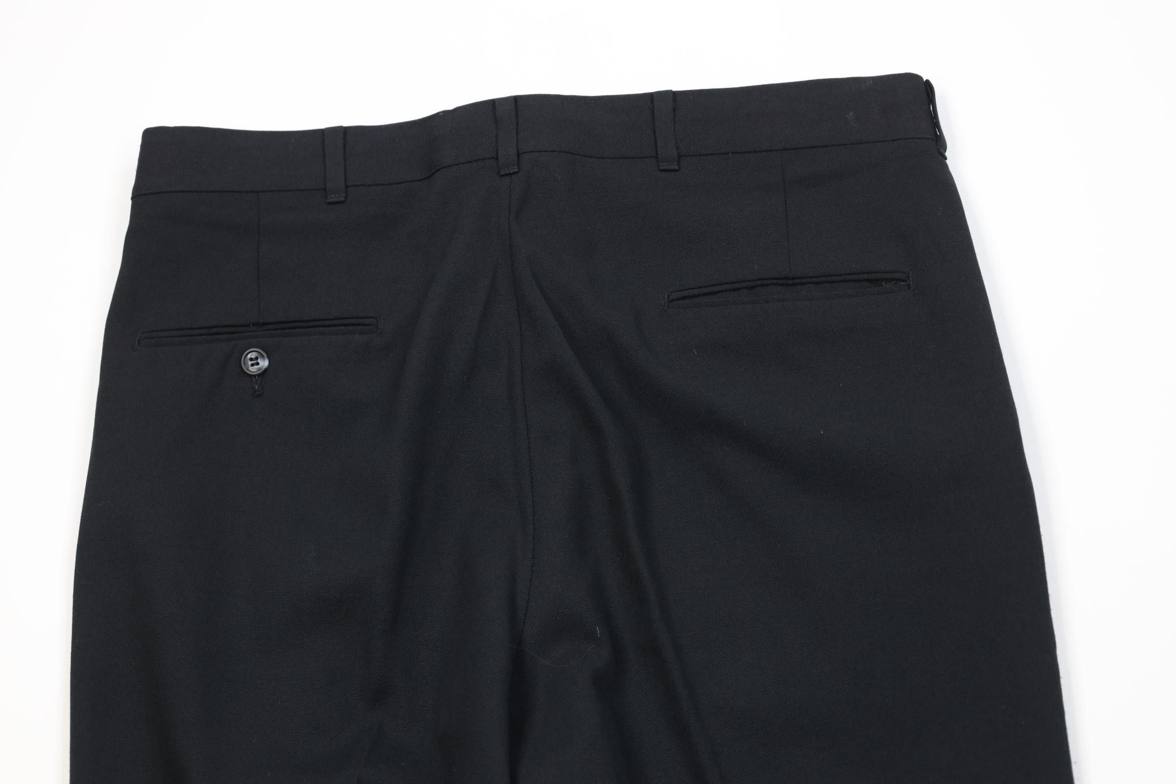 Vintage Vintage 90s Streetwear Knit Wide Leg Chino Pants Black USA Size US 34 / EU 50 - 11 Thumbnail