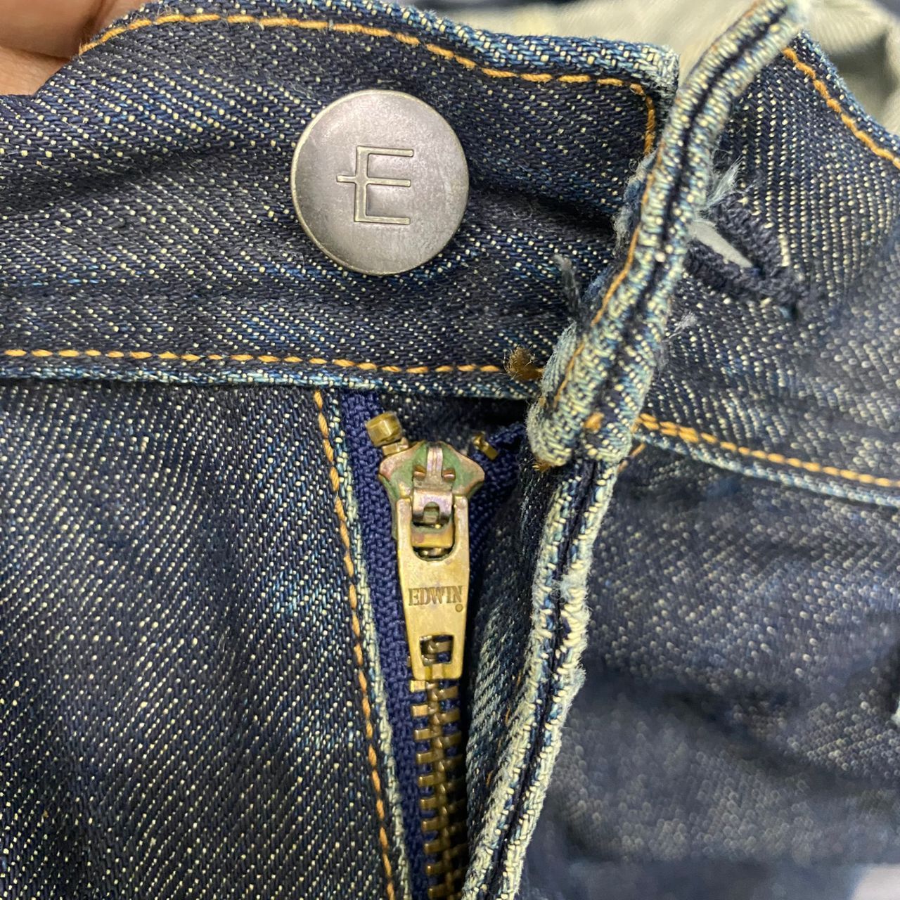 Edwin Vintage Edwin Baggy Distressed Denim Size US 35 - 16 Thumbnail
