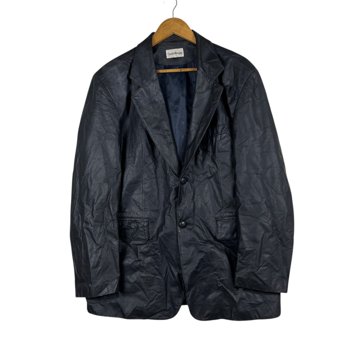 Jean Charles De Castelbajac Vintage Castlebajac Blazer Leather Jacket Size US XL / EU 56 / 4 - 2 Thumbnail