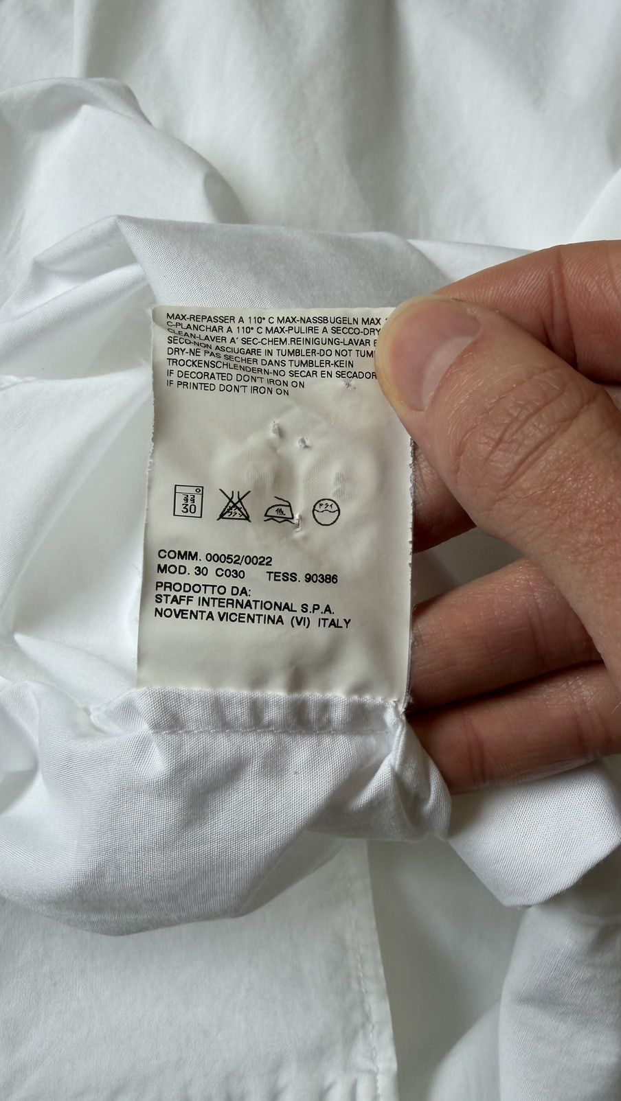 Maison Margiela A/W 02 ‘Oversized Button Track’ Shirt Size US M / EU 48-50 / 2 - 11 Thumbnail