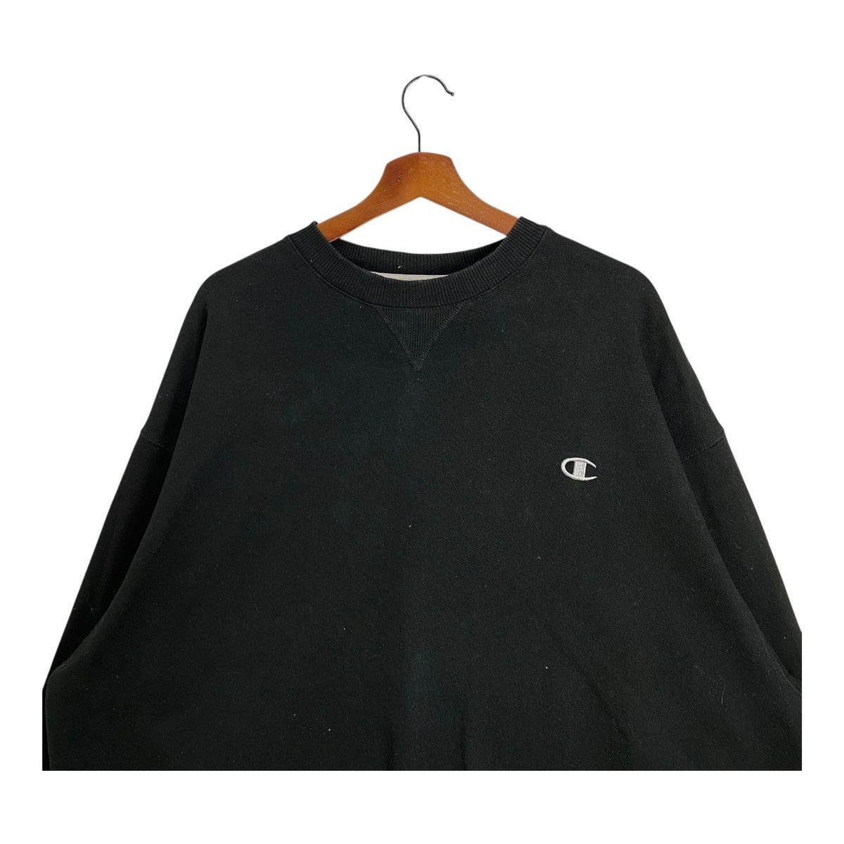 Champion Vintage Champion Sweatshirt Boxy Fit Black Size XL Size US XL / EU 56 / 4 - 2 Thumbnail