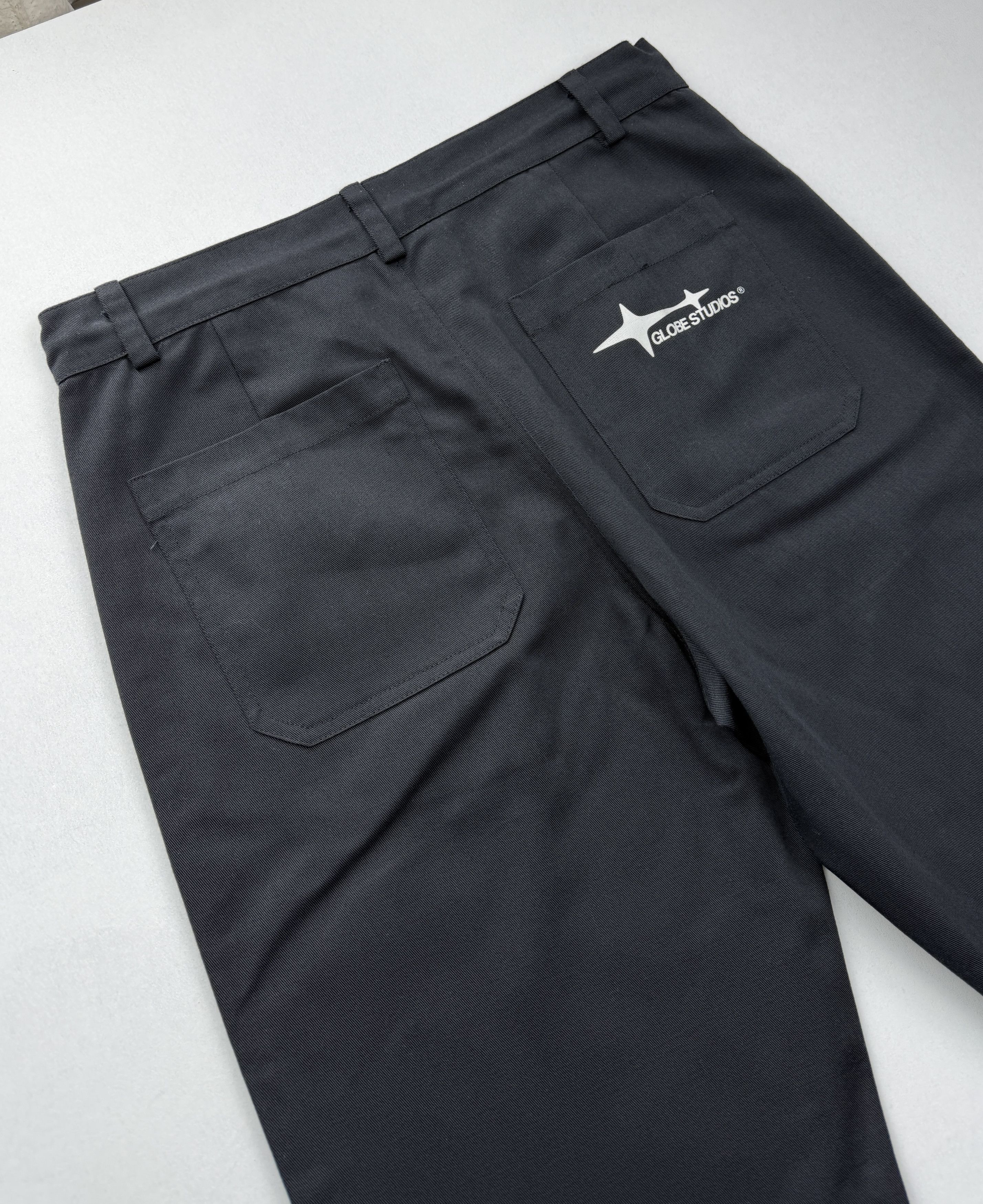 Vintage Globe Studios Workwear Skateboarding Black Trousers Pants Size US 30 / EU 46 - 6 Thumbnail